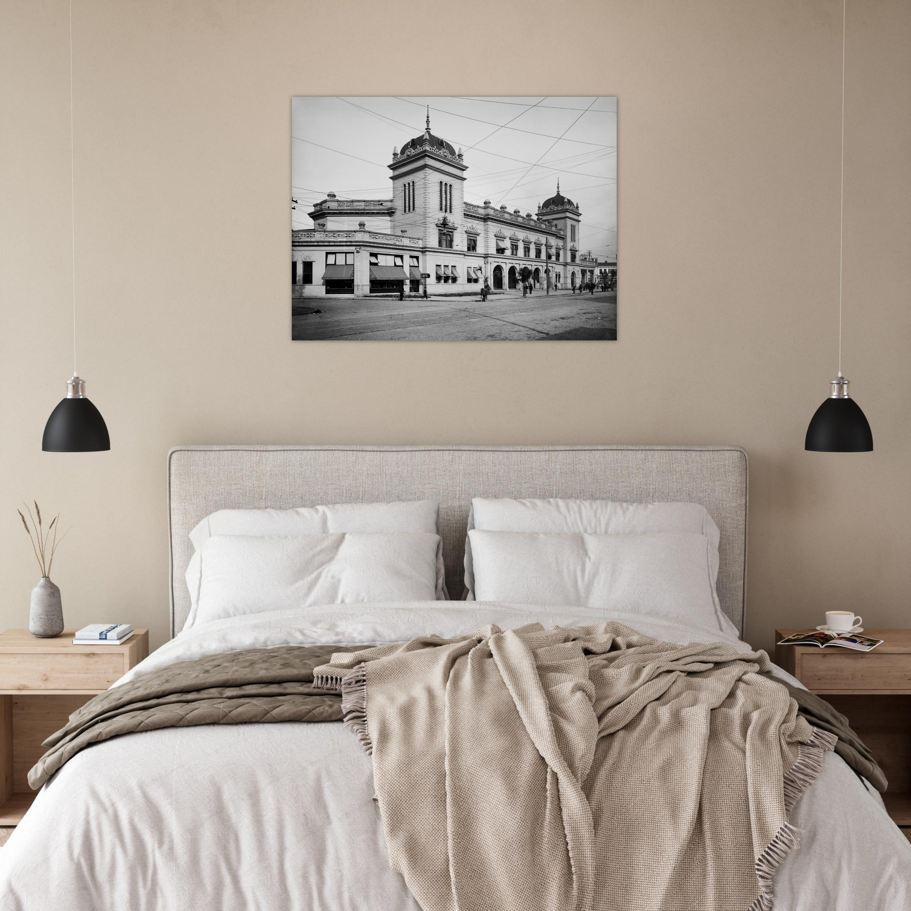 Savannah, Georgia 1905 - Union Station - Premium Matte Paper Poster