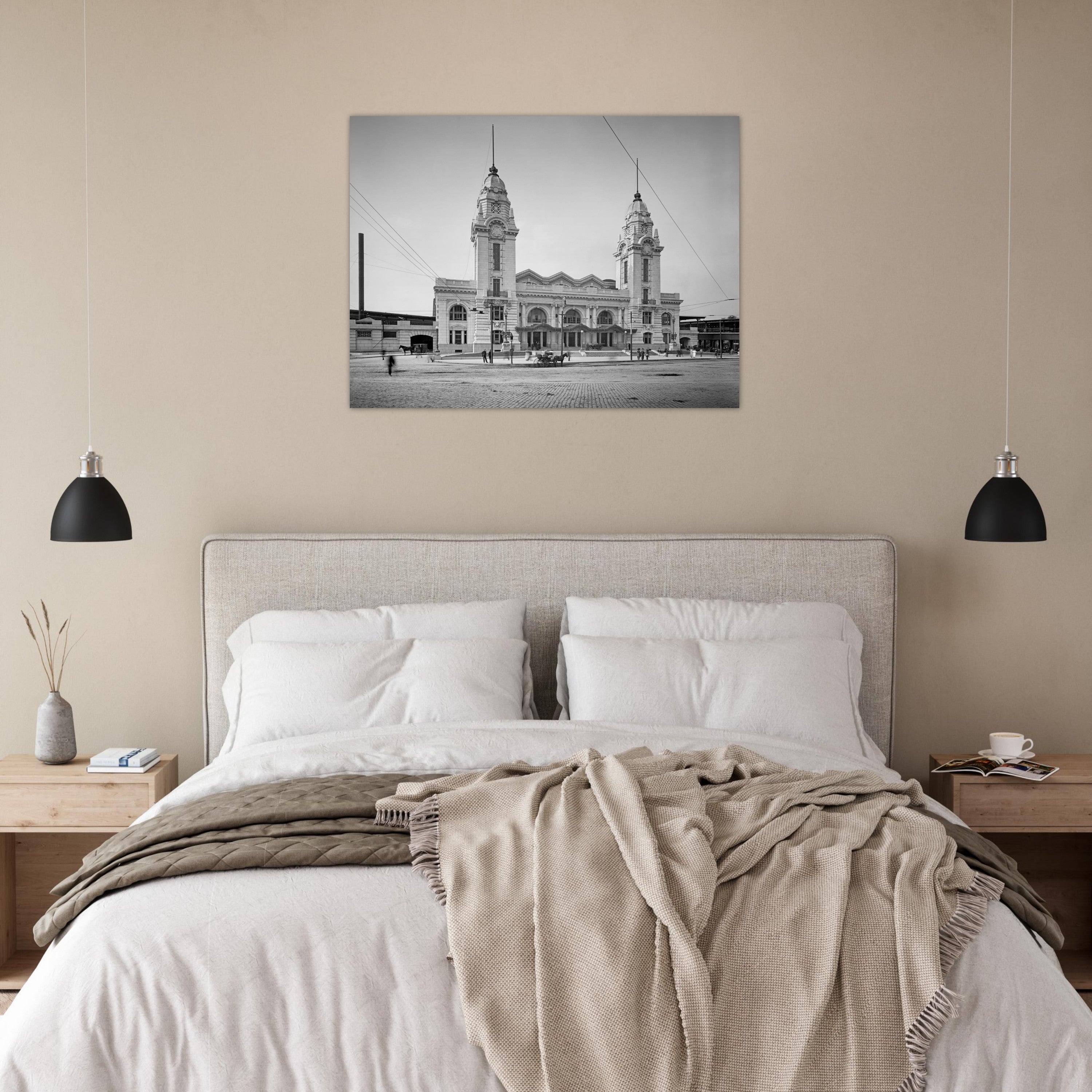 Worcester, Massachusetts - The second Union Station 1911 - Premium Matte Paper Poster