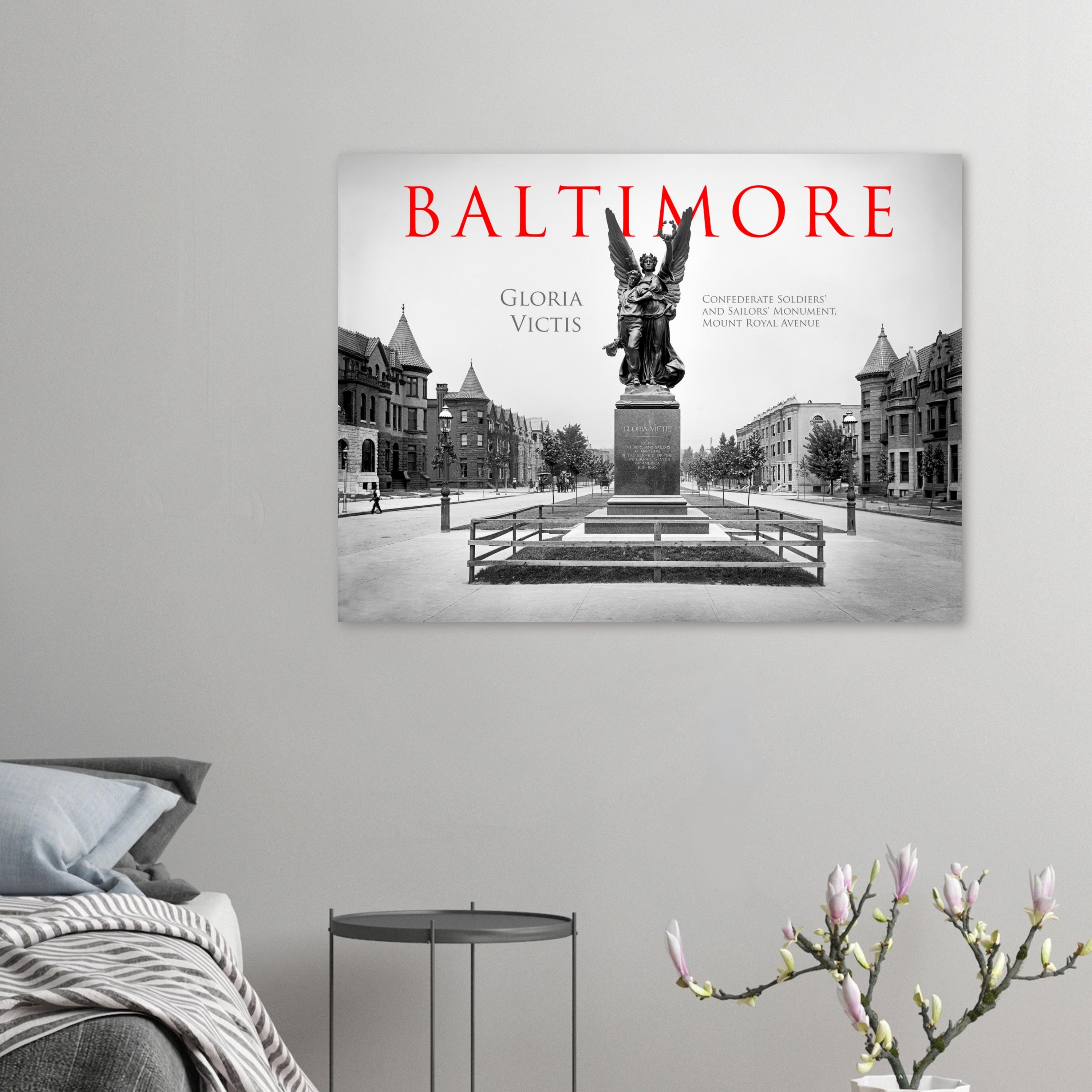 Baltimore, Maryland, Mount Royal Avenue 1903 - Premium Matte Paper Poster