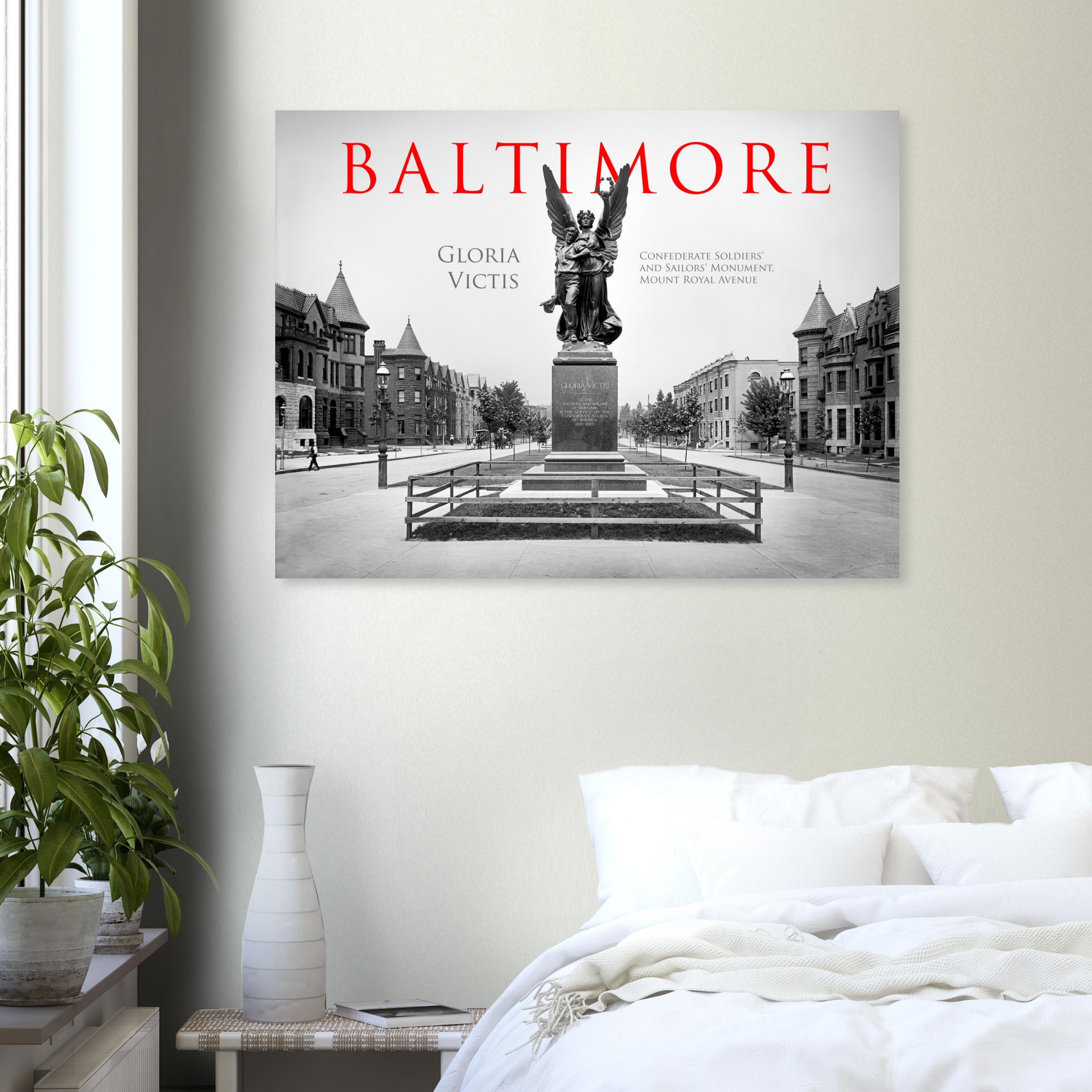 Baltimore, Maryland, Mount Royal Avenue 1903 - Premium Matte Paper Poster