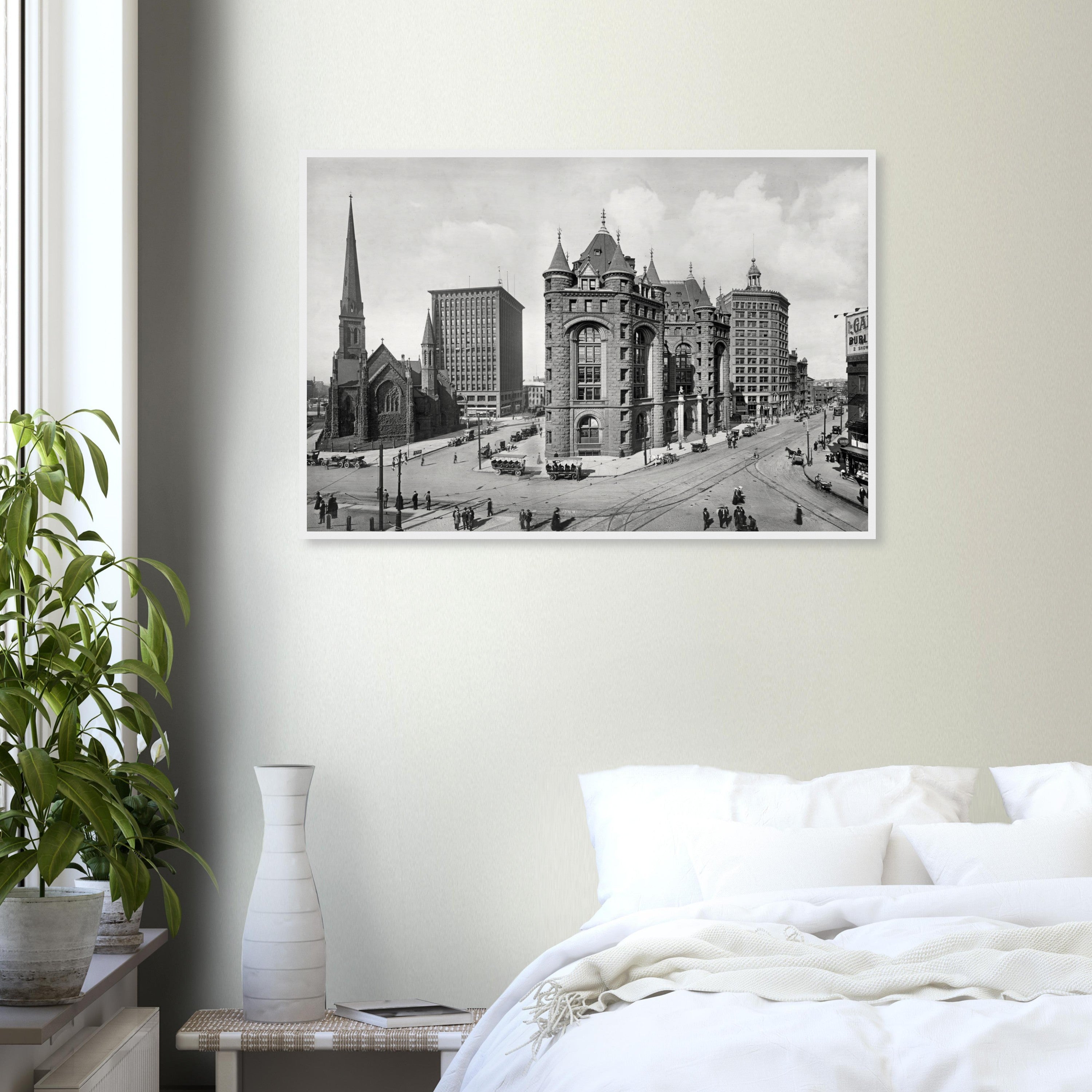 Buffalo 1900 Shelton Square - wooden framed posters