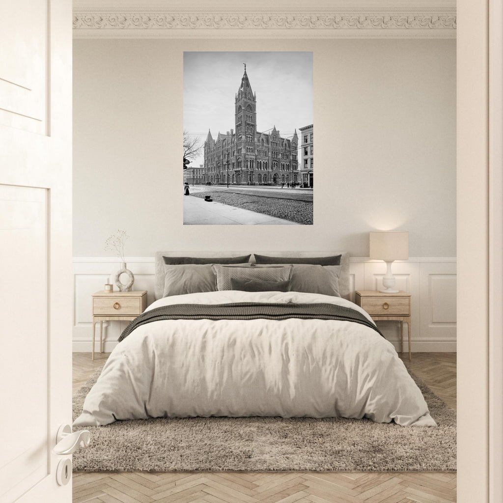 Richmond, Virginia, 1900 - City Hall - Premium Matte Paper Poster