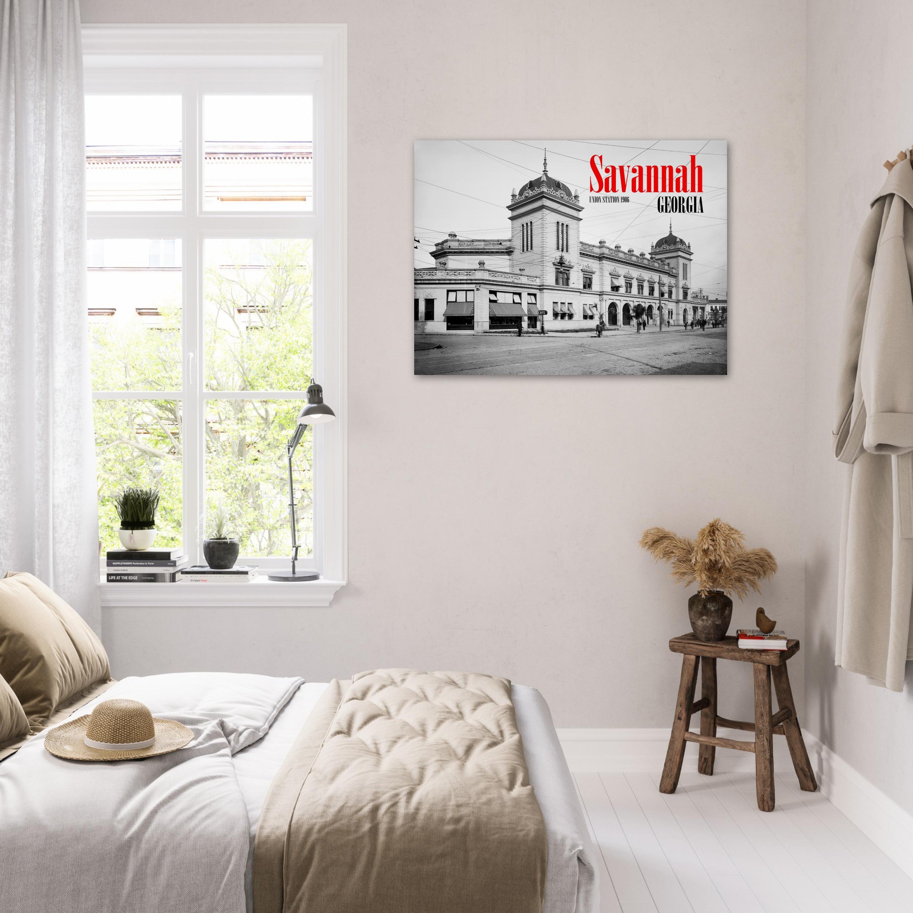 Savannah, Georgia 1905 - Union Station - Premium Matte Paper Poster