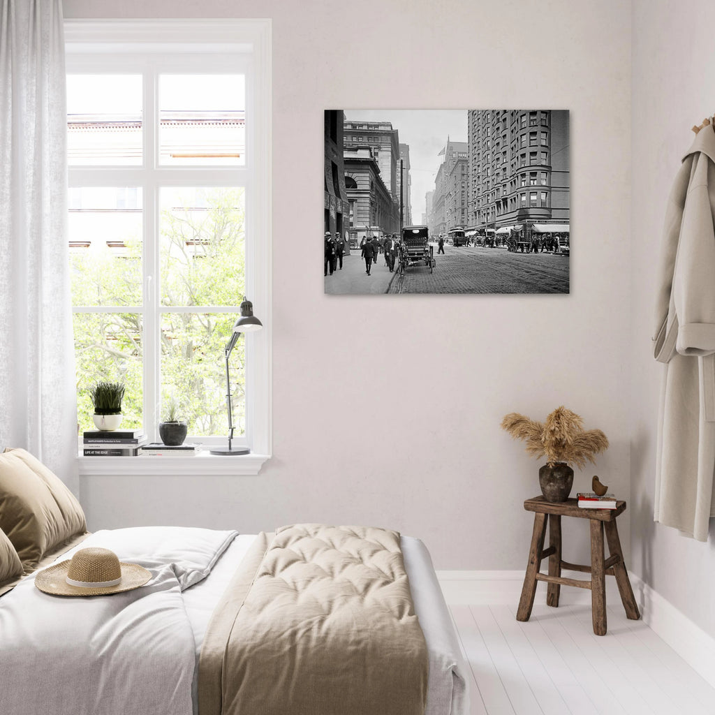 Chicago  - Dearborn Street, Great Northern Hotel 1907 - Premium Matte Paper Poster