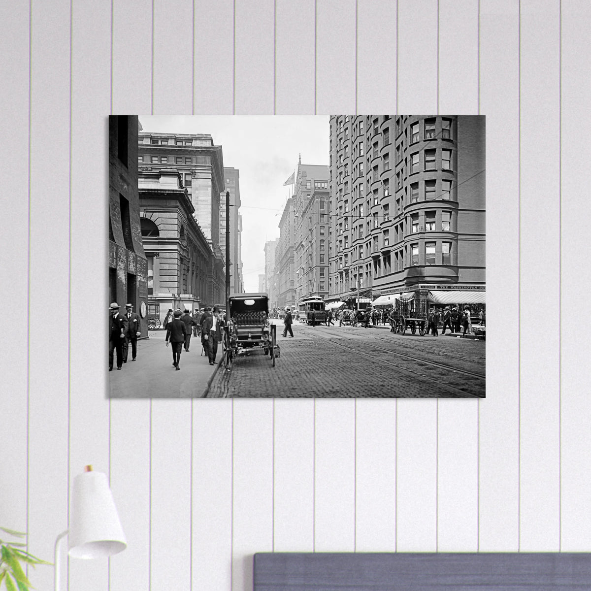 Chicago  - Dearborn Street, Great Northern Hotel 1907 - Premium Matte Paper Poster