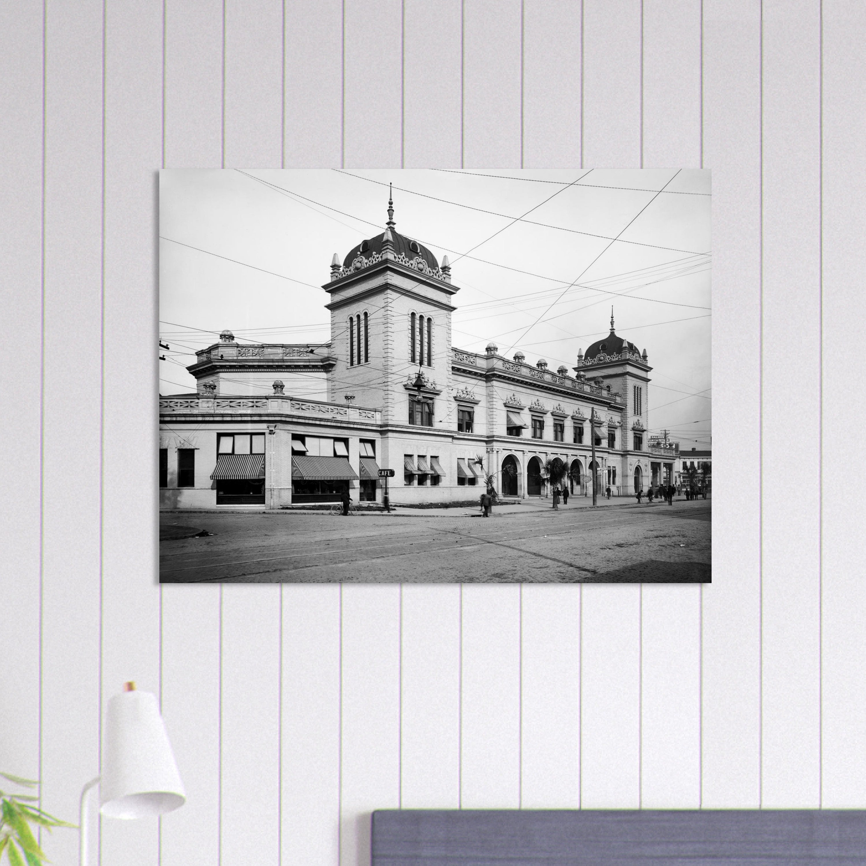 Savannah, Georgia 1905 - Union Station - Premium Matte Paper Poster