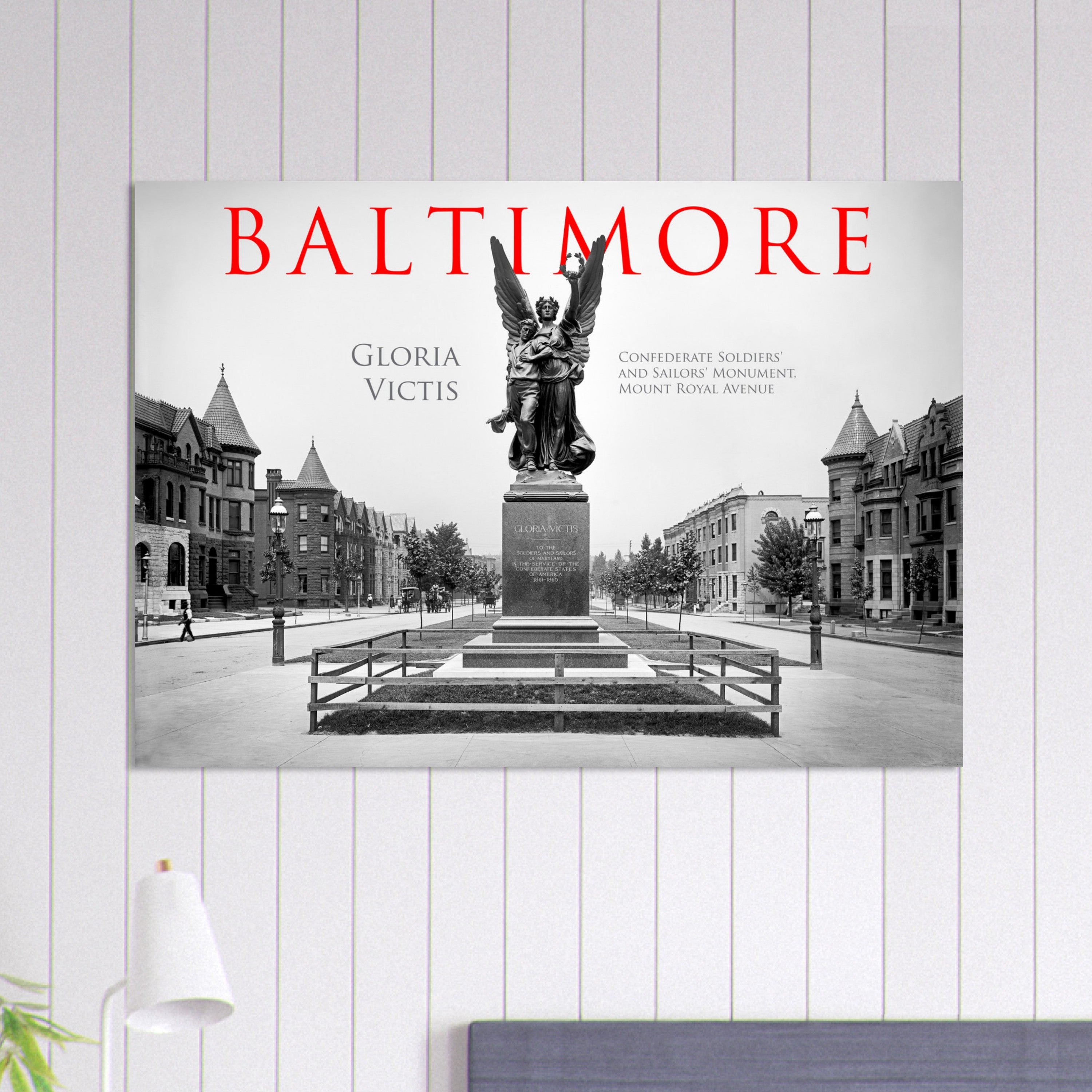 Baltimore Maryland 1903 Mount Royal Avenue - Premium Matte Paper Poster