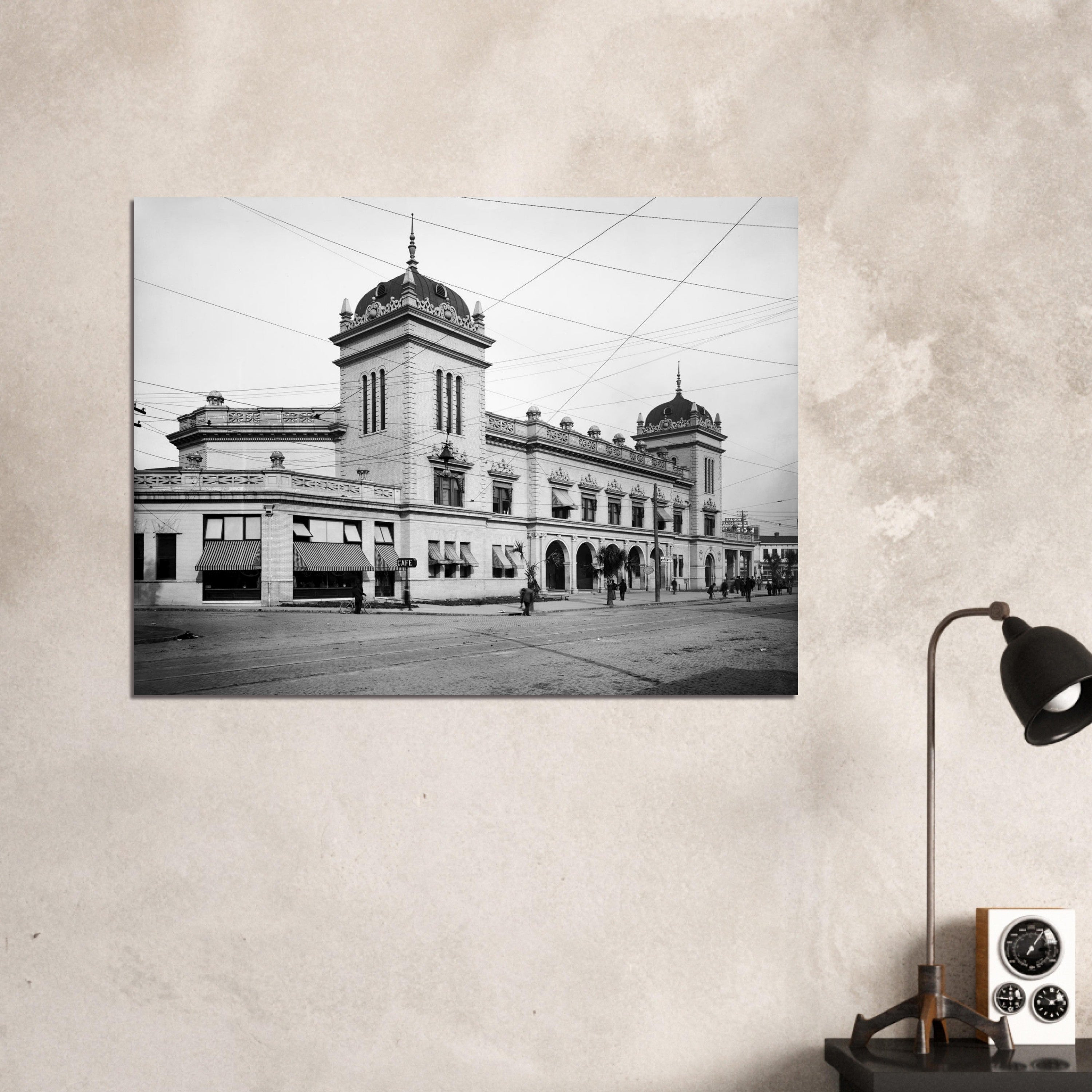 Savannah, Georgia 1905 - Union Station - Premium Matte Paper Poster