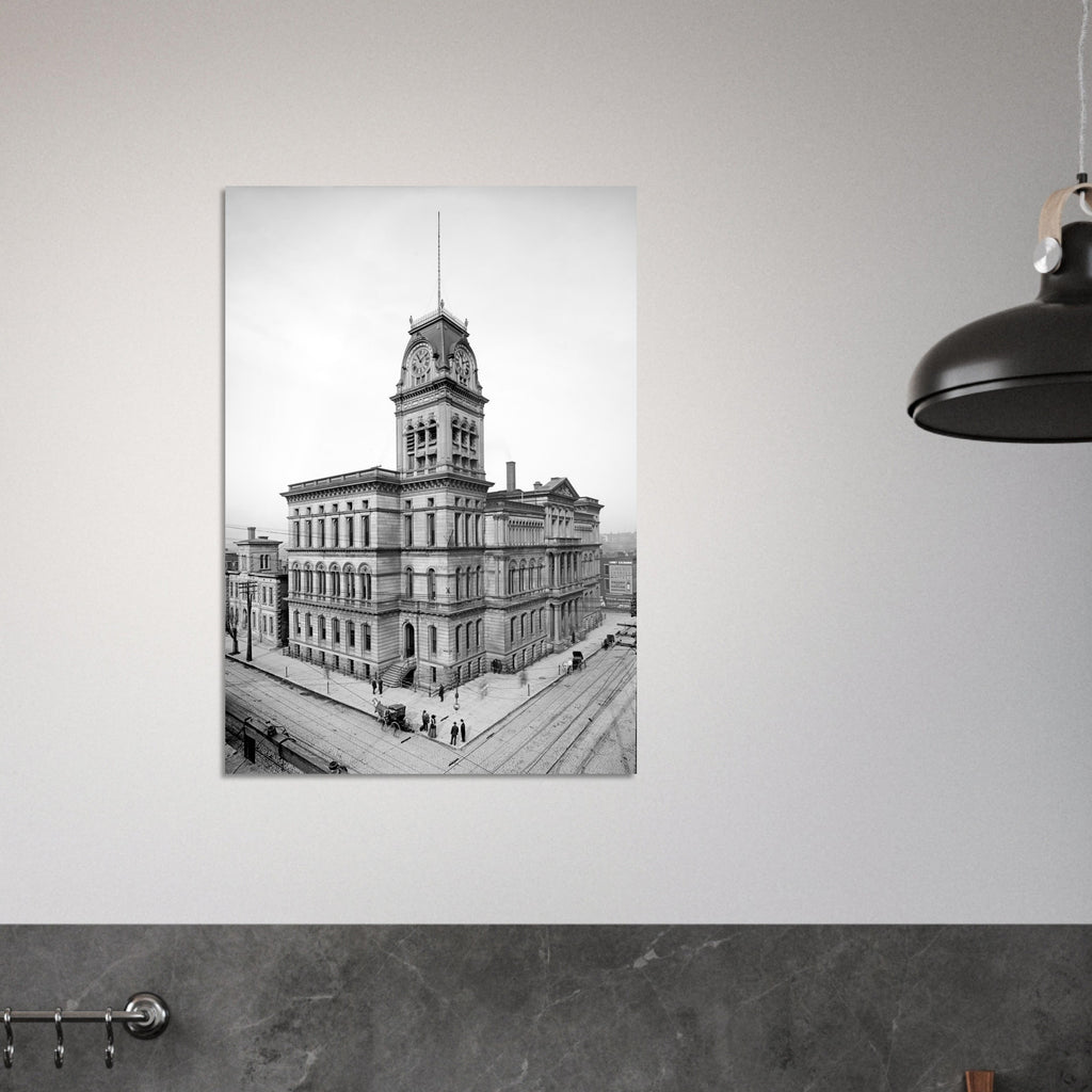 Louisville, Kentucky, 1906 - City Hall - Premium Matte Paper Poster