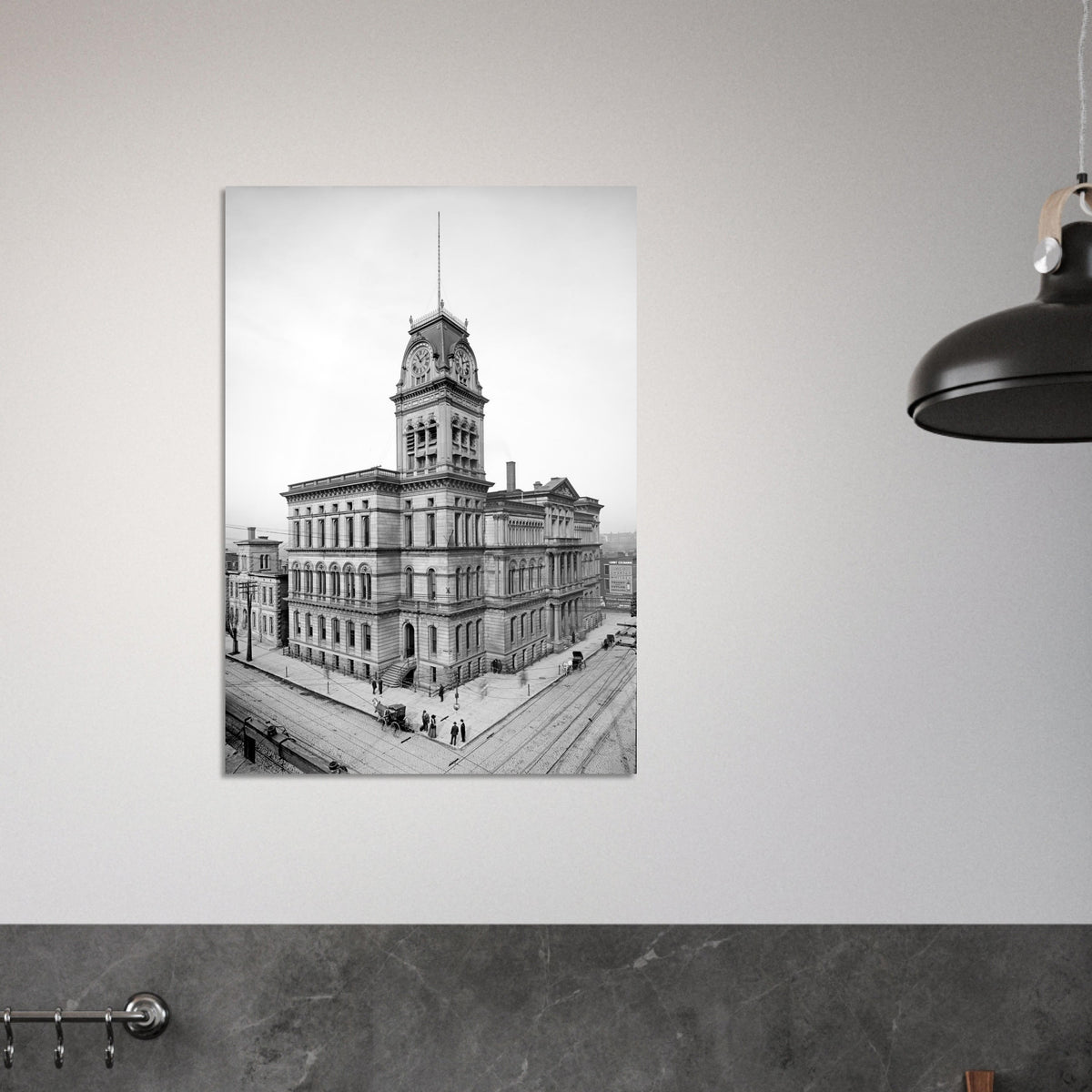 Louisville, Kentucky, 1906 - City Hall - Premium Matte Paper Poster