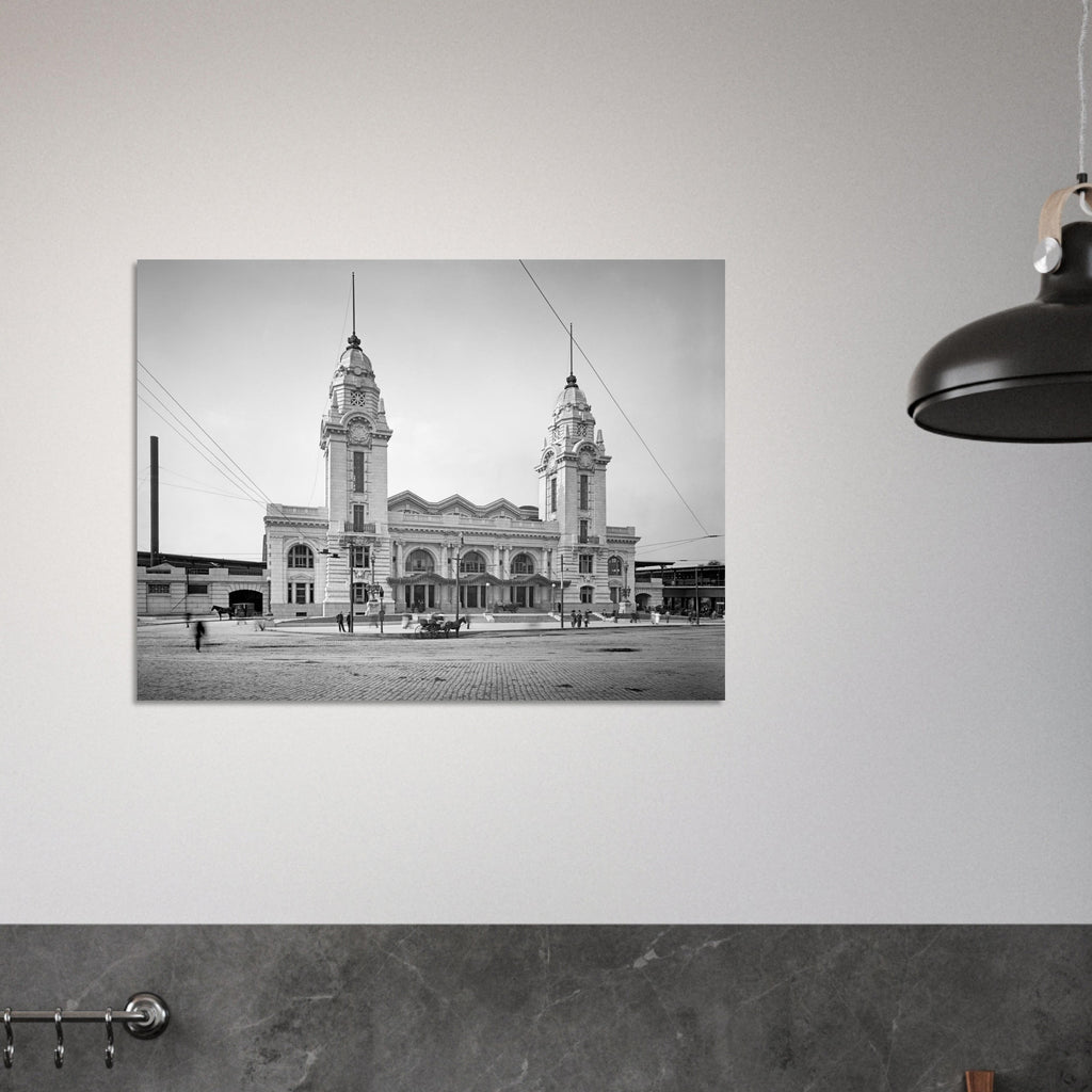 Worcester, Massachusetts - The second Union Station 1911 - Premium Matte Paper Poster