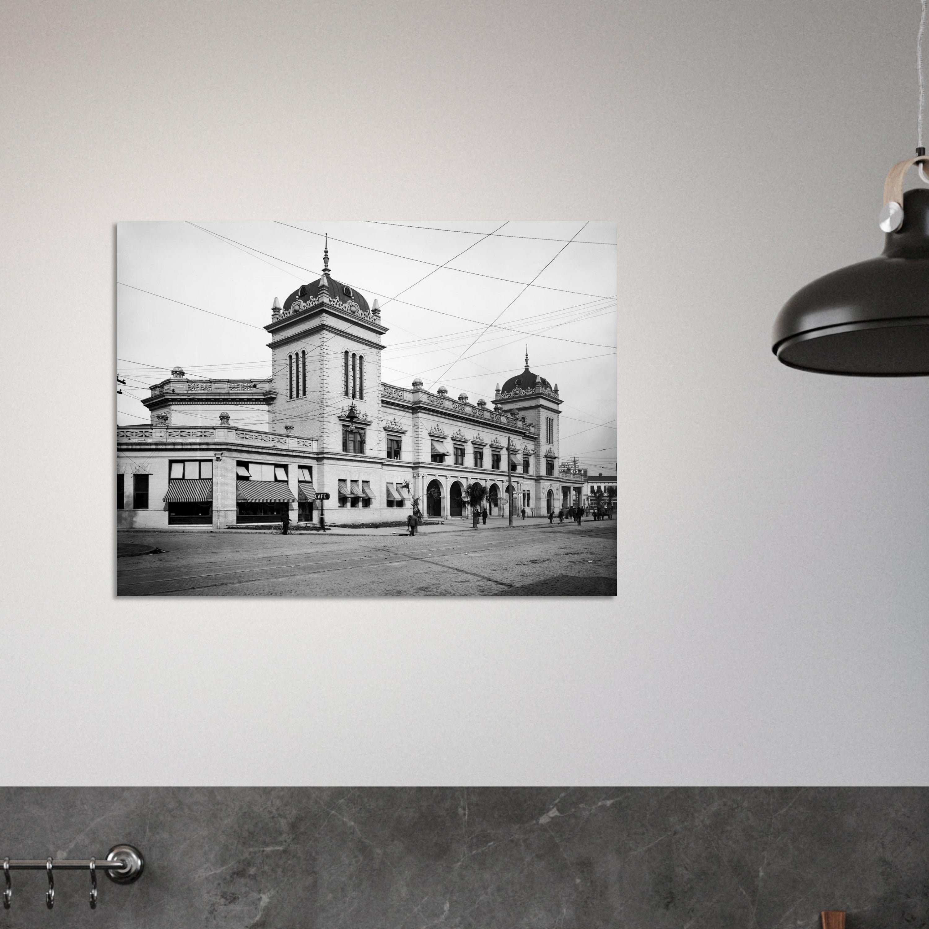 Savannah, Georgia 1905 - Union Station - Premium Matte Paper Poster