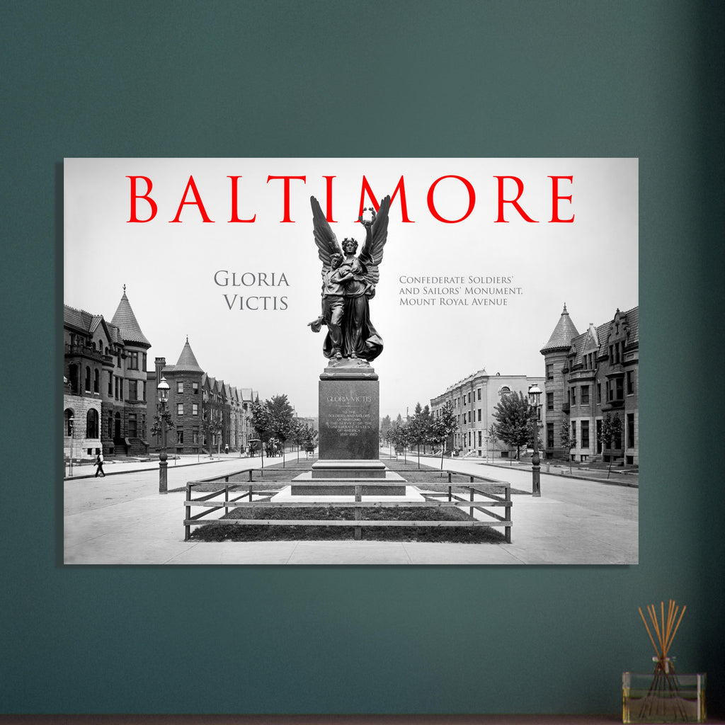 Baltimore Maryland 1903 Mount Royal Avenue - Premium Matte Paper Poster