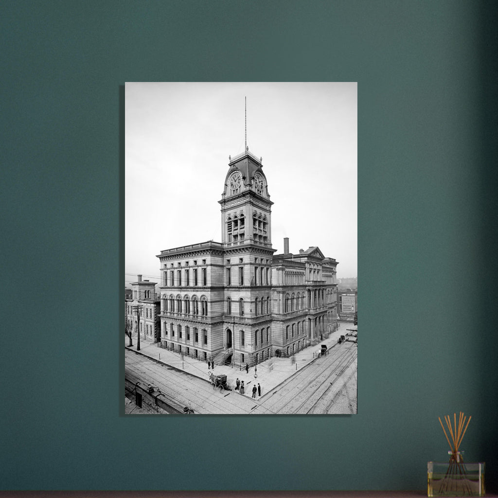 Louisville, Kentucky, 1906 - City Hall - Premium Matte Paper Poster