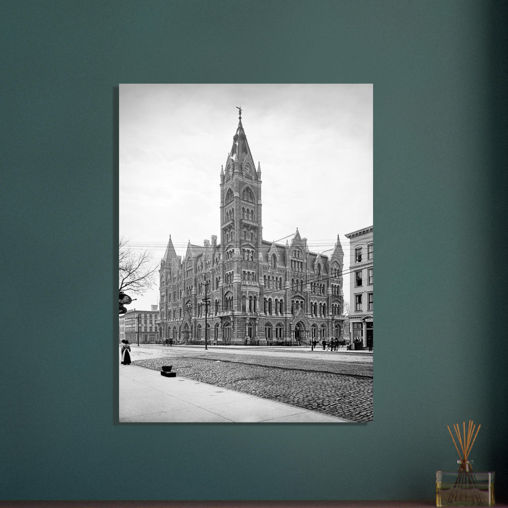 Richmond, Virginia, 1900 - City Hall - Premium Matte Paper Poster