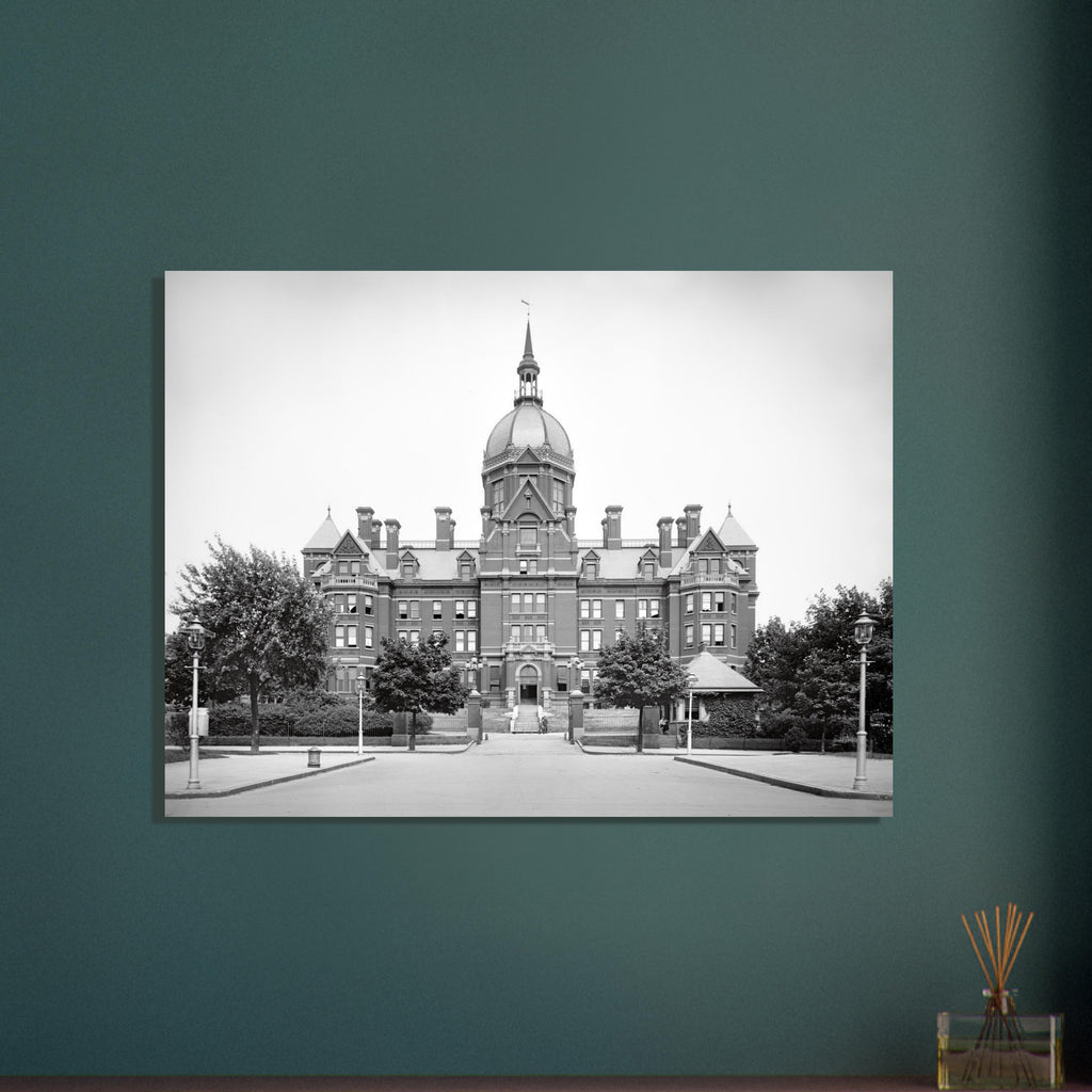 Baltimore Maryland 1895 Johns Hopkins Hospital - Premium Matte Paper Poster