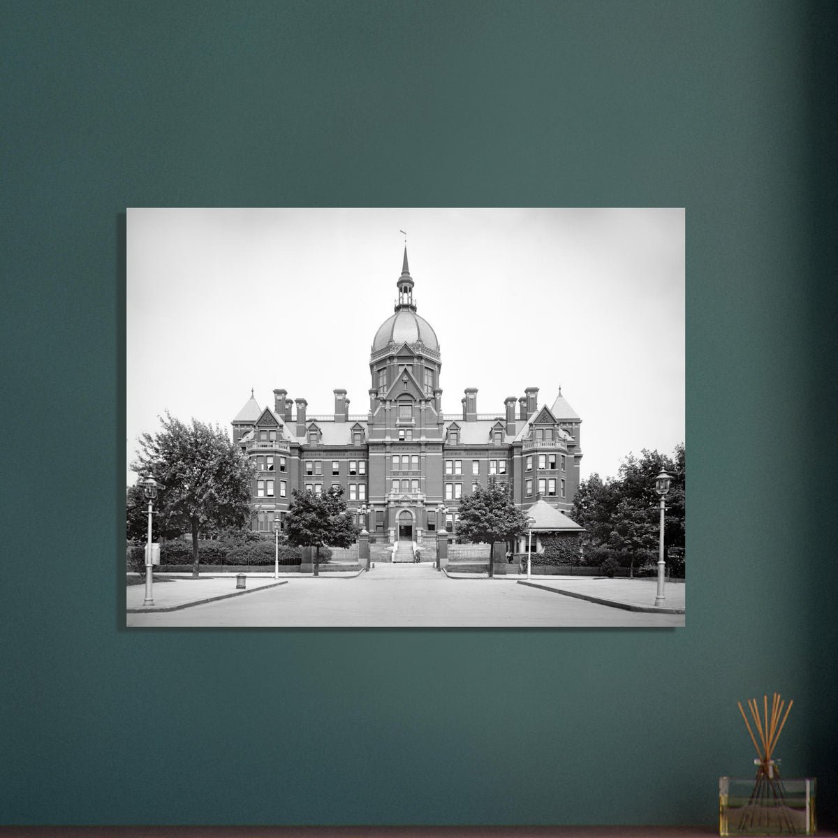 Baltimore Maryland 1895 Johns Hopkins Hospital - Premium Matte Paper Poster