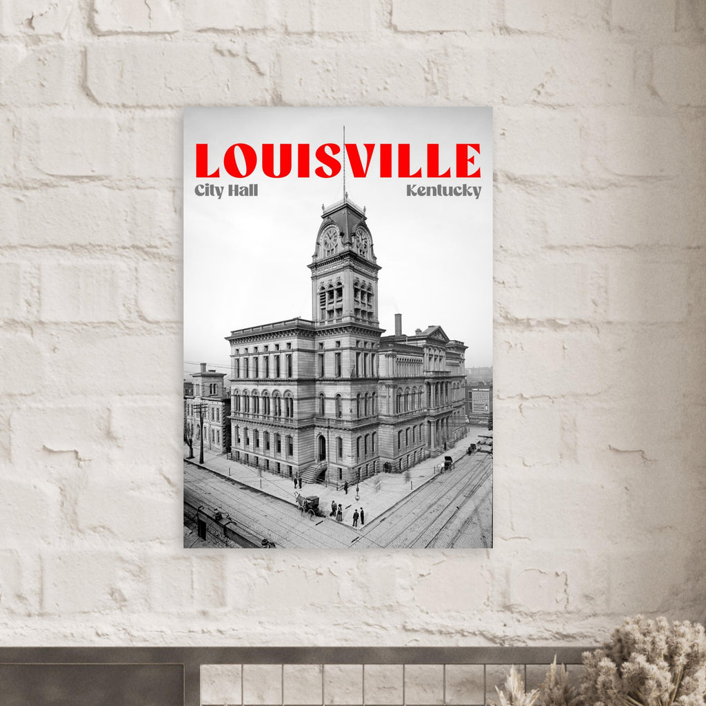 Louisville, Kentucky, 1906 - City Hall - Premium Matte Paper Poster