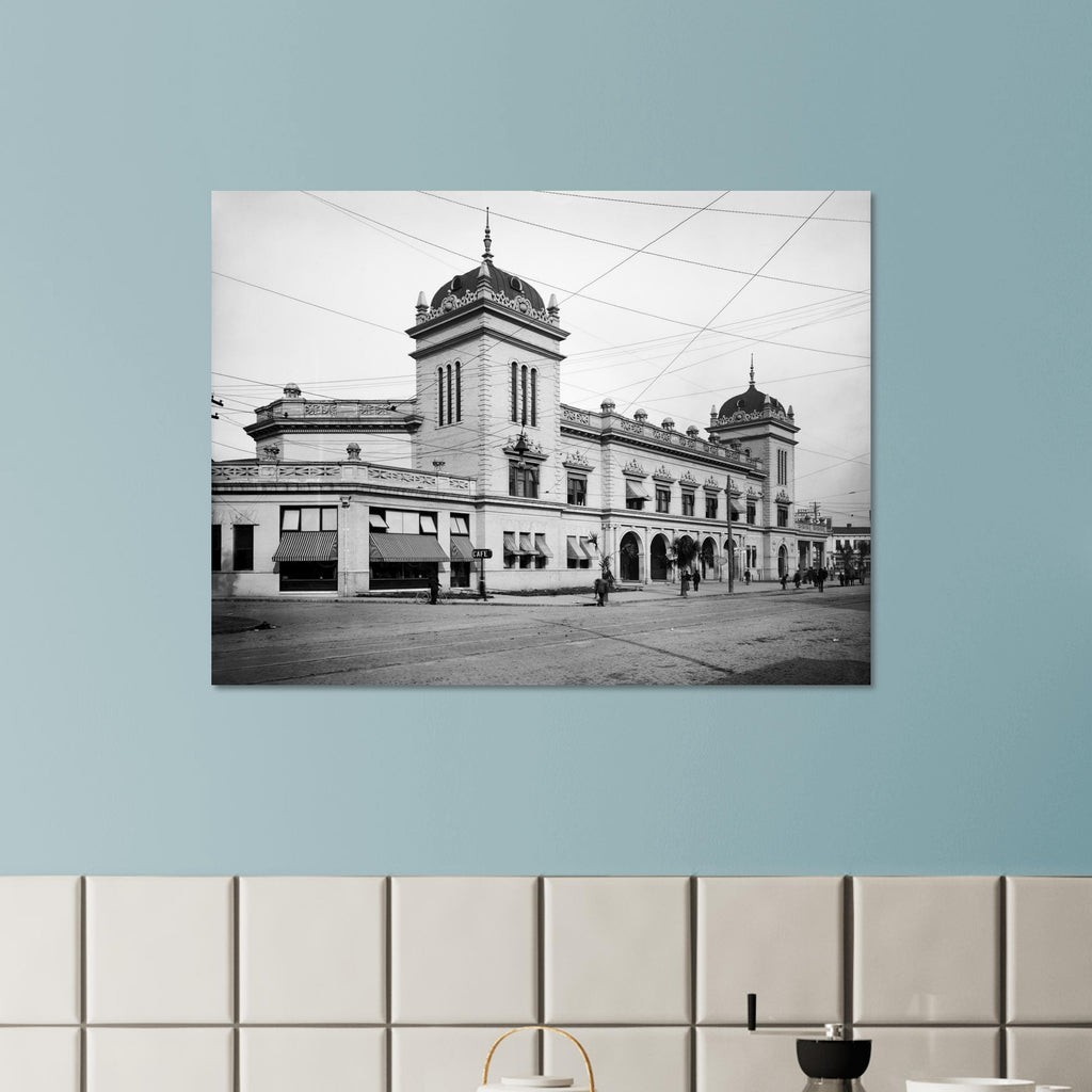 Savannah, Georgia 1905 - Union Station - Premium Matte Paper Poster
