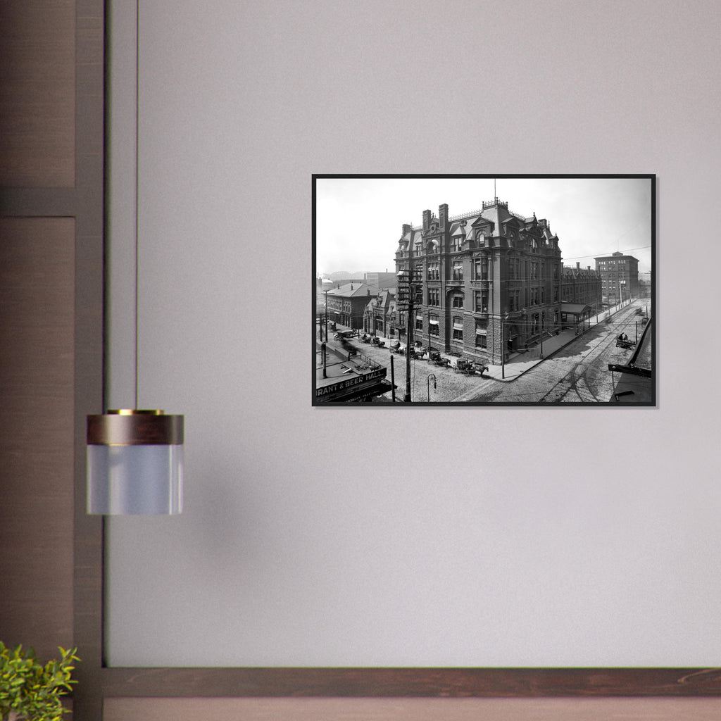 Cincinnati, Ohio 1905 - Central Union Station - wooden framed posters