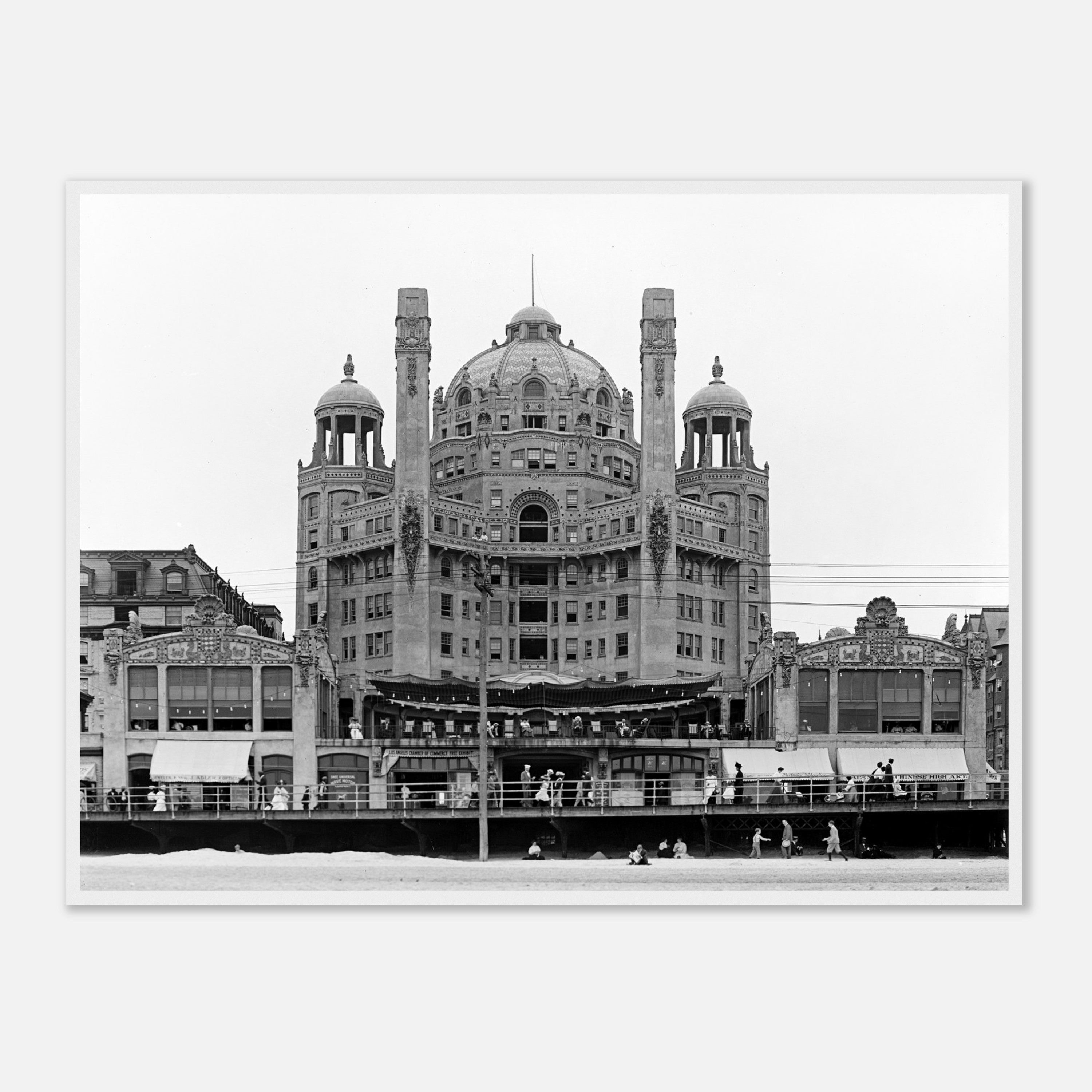 Atlantic City New Jersey 1900 The Marlborough-Blenheim Hotel - wooden framed posters