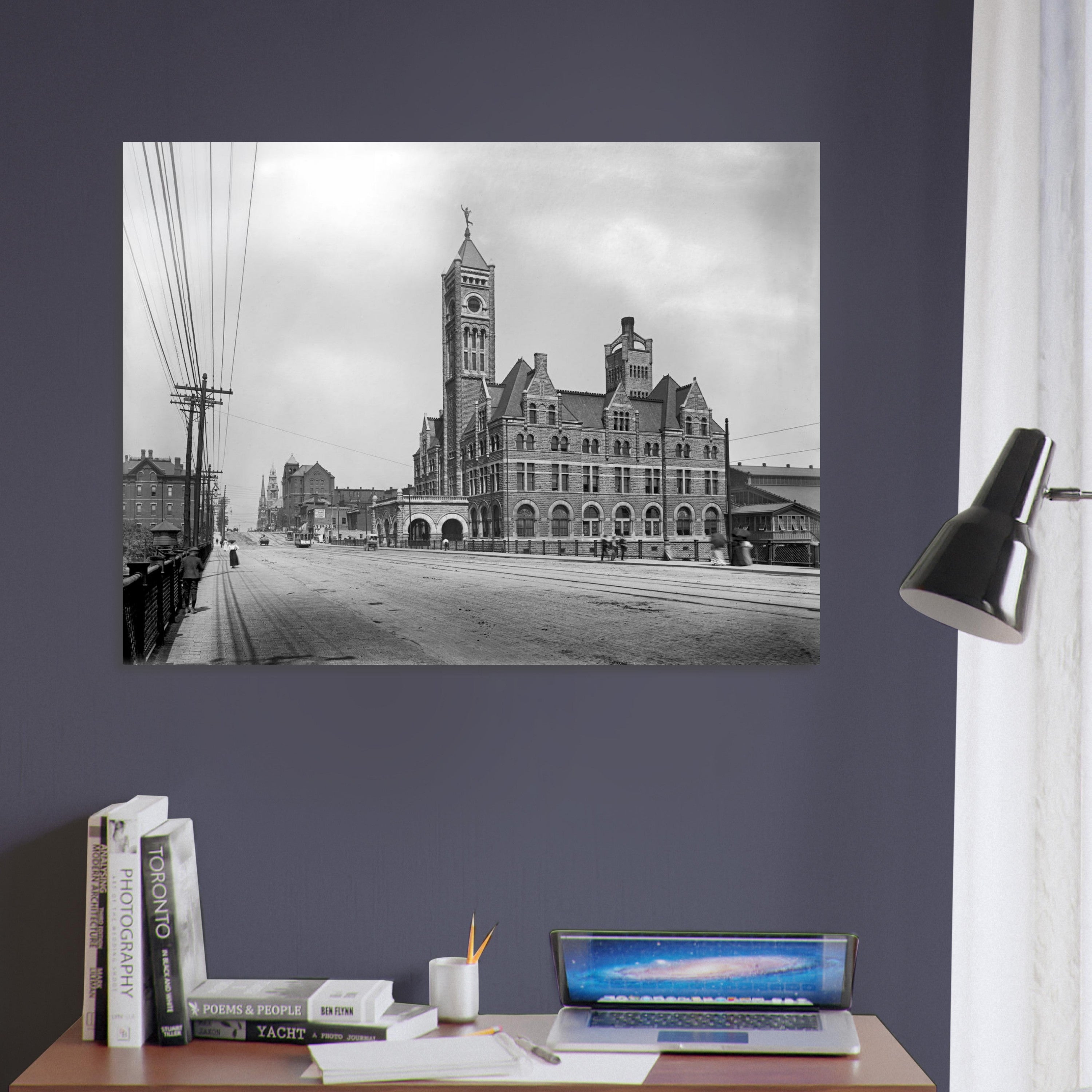 Nashville, Tennessee 1900 - Union Station - Premium Matte Paper Poster