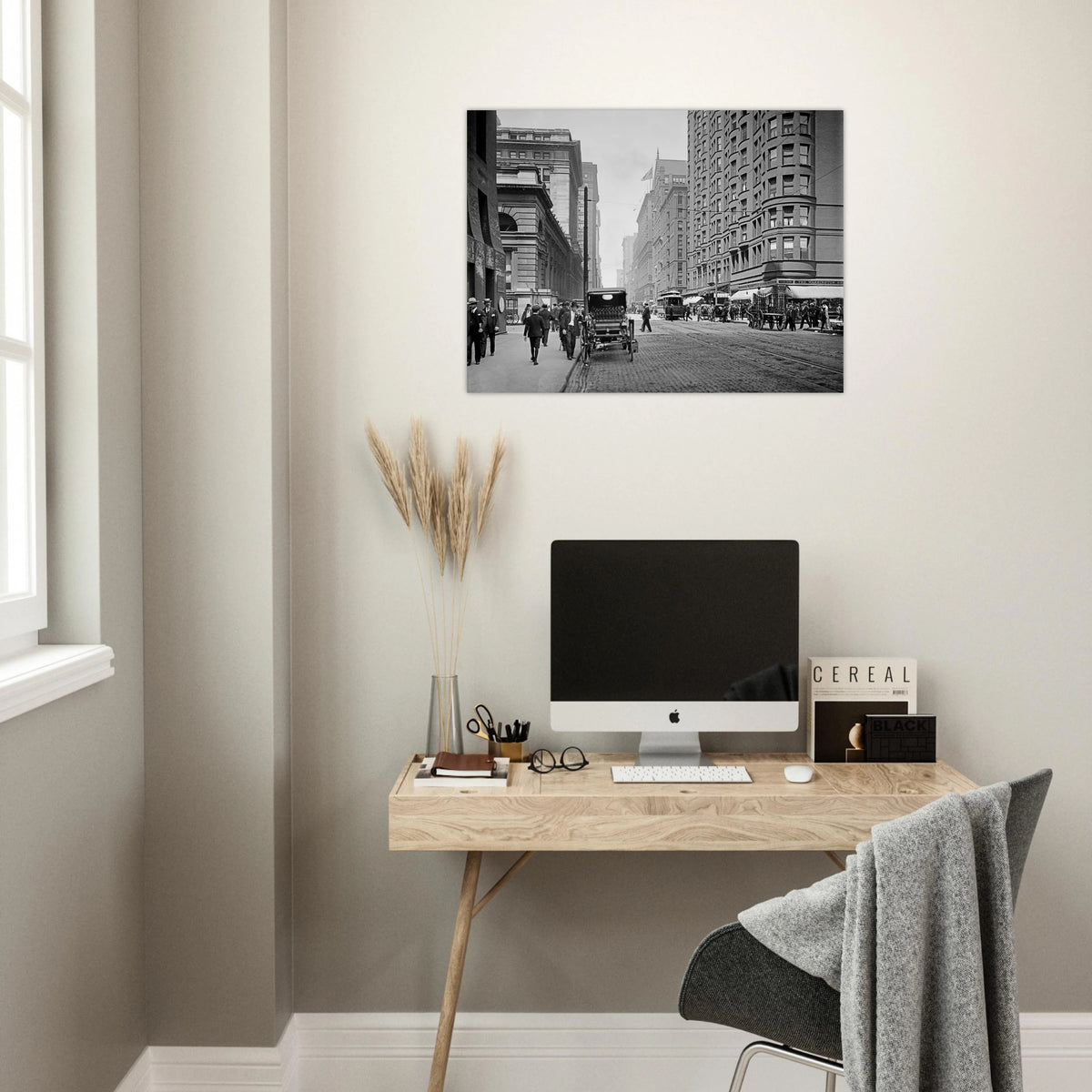 Chicago  - Dearborn Street, Great Northern Hotel 1907 - Premium Matte Paper Poster