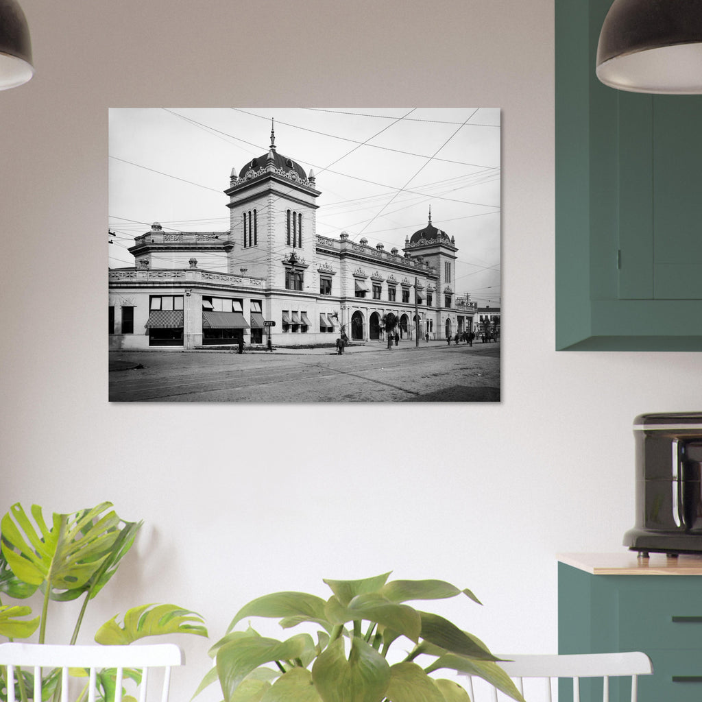 Savannah, Georgia 1905 - Union Station - Premium Matte Paper Poster