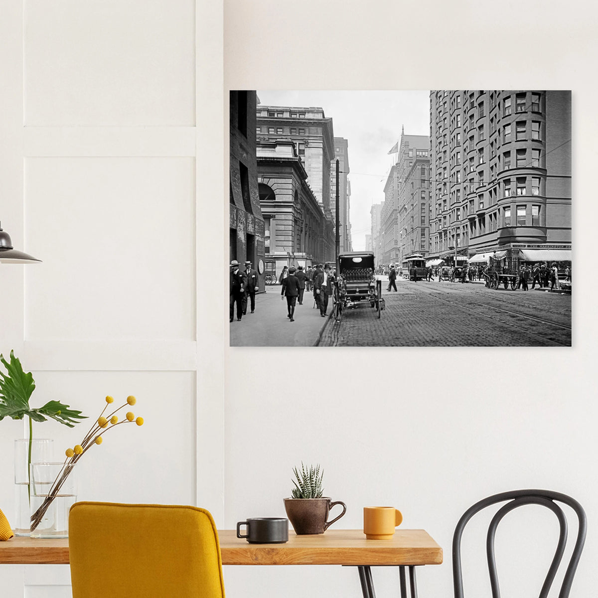 Chicago  - Dearborn Street, Great Northern Hotel 1907 - Premium Matte Paper Poster