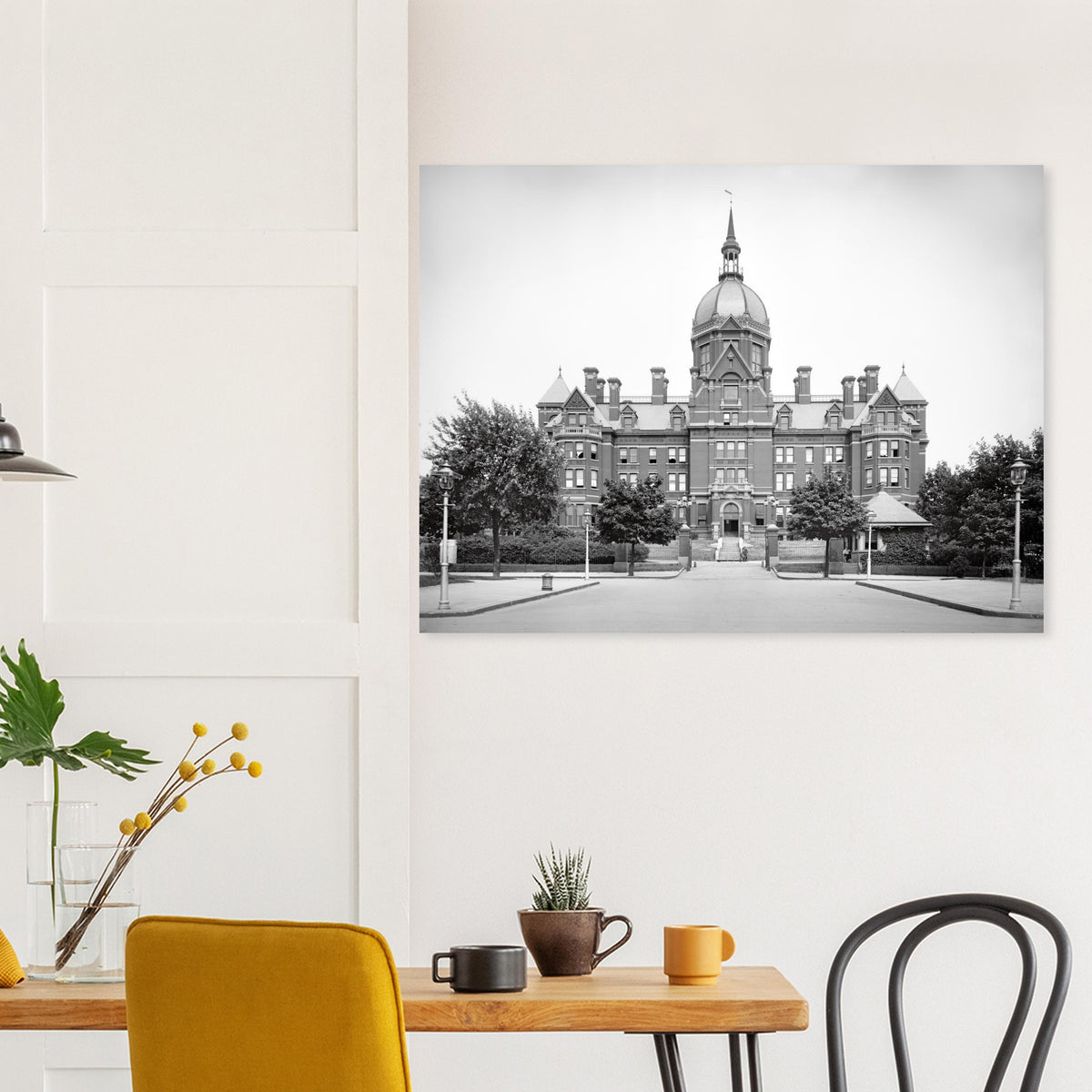 Baltimore Maryland 1895 Johns Hopkins Hospital - Premium Matte Paper Poster