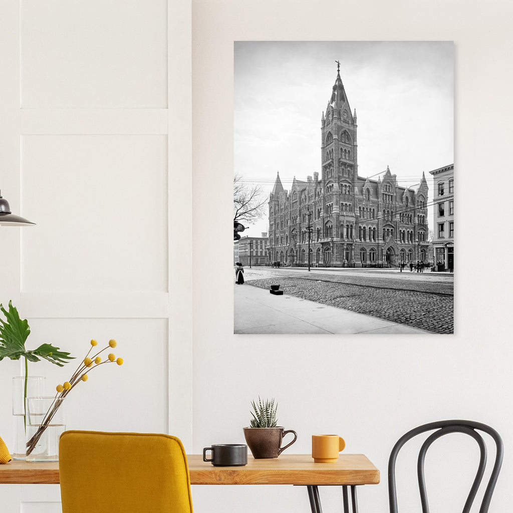 Richmond, Virginia, 1900 - City Hall - Premium Matte Paper Poster