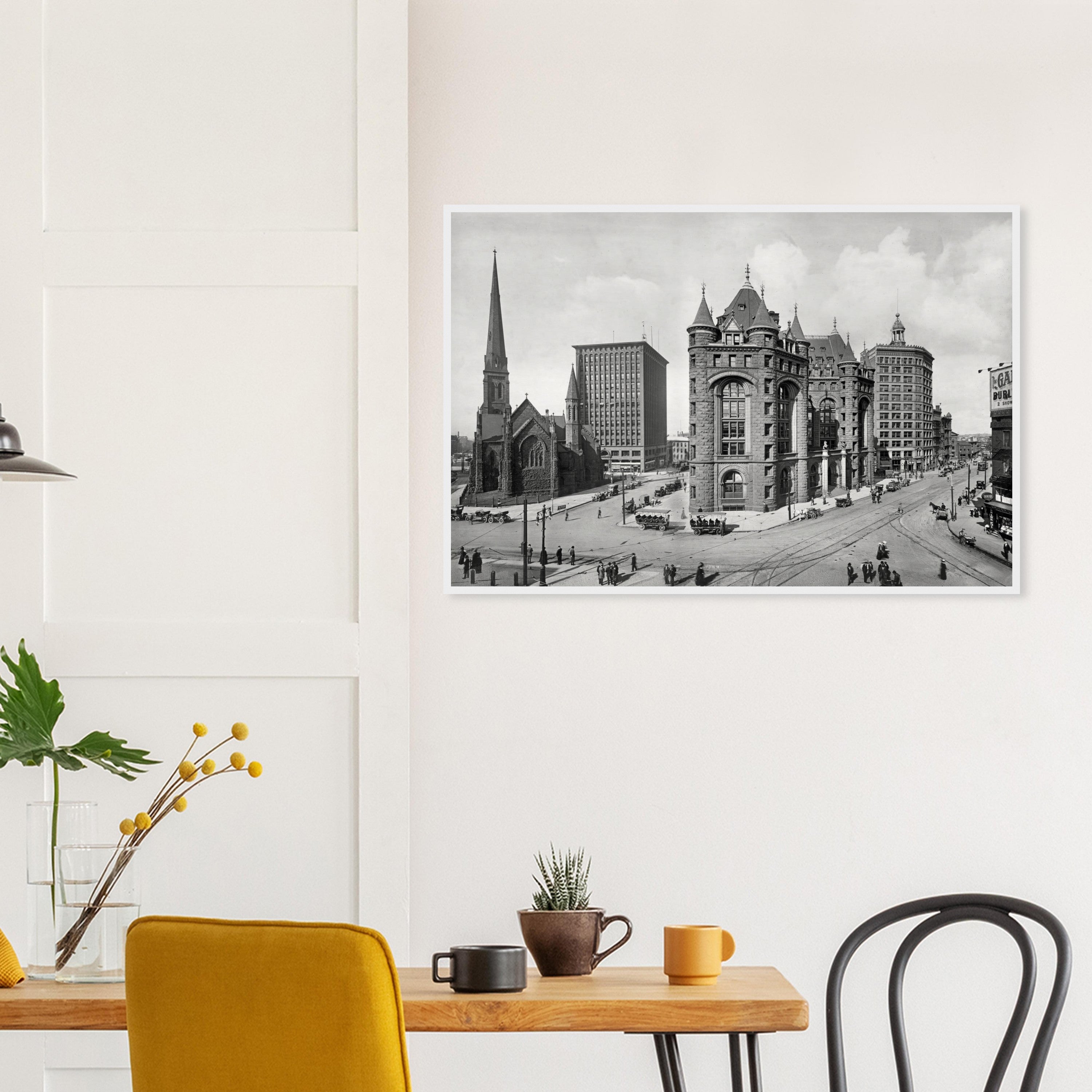 Buffalo 1900 Shelton Square - wooden framed posters