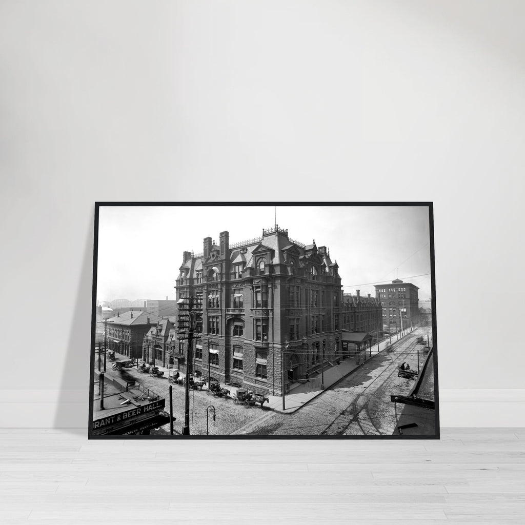 Cincinnati, Ohio 1905 - Central Union Station - wooden framed posters