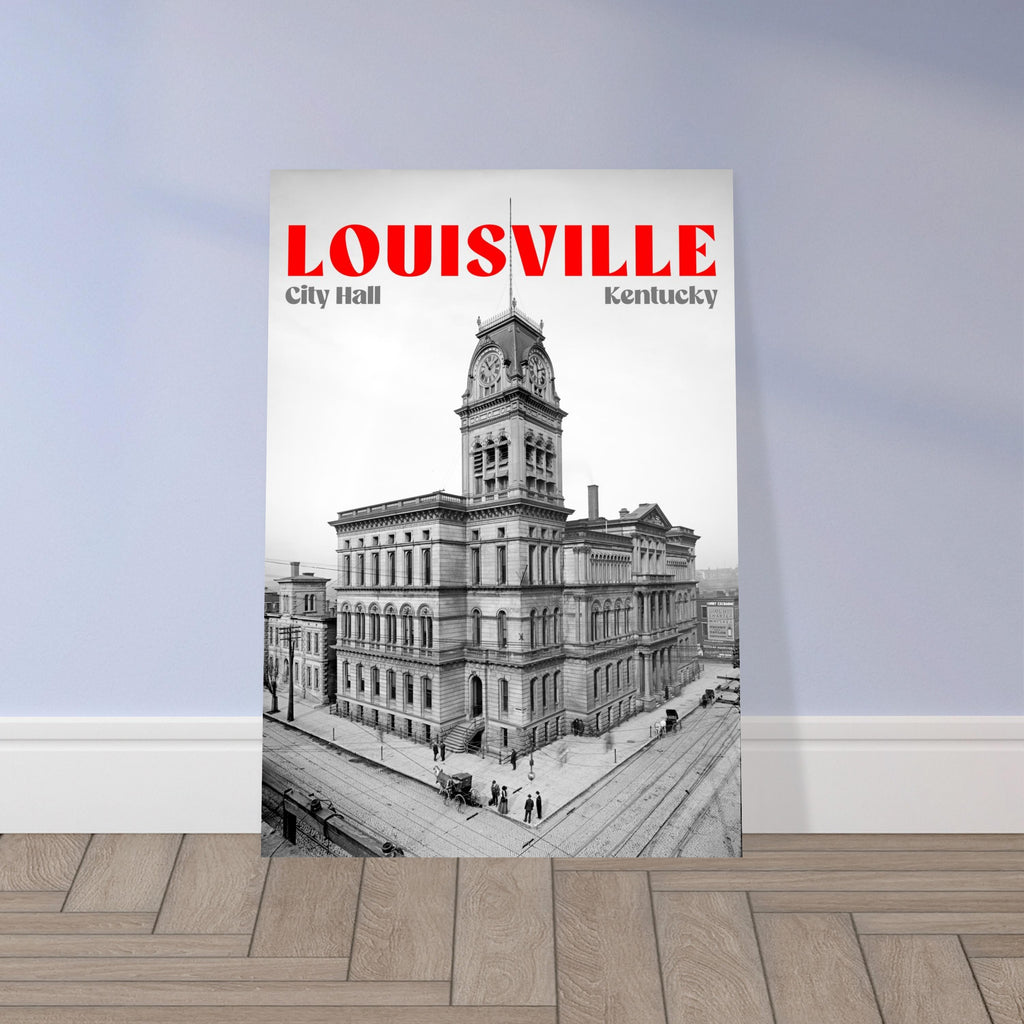 Louisville, Kentucky, 1906 - City Hall - Premium Matte Paper Poster