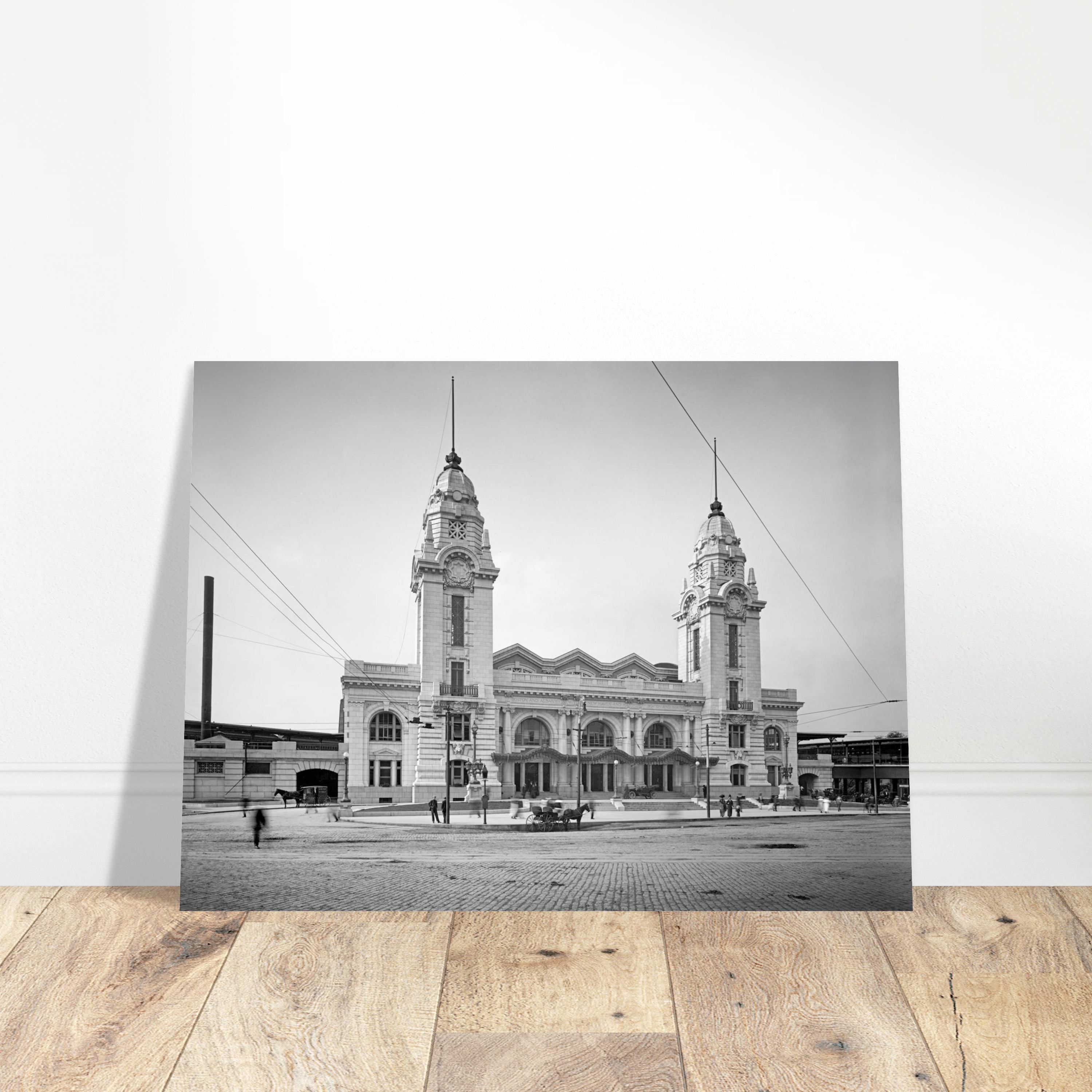 Worcester, Massachusetts - The second Union Station 1911 - Premium Matte Paper Poster
