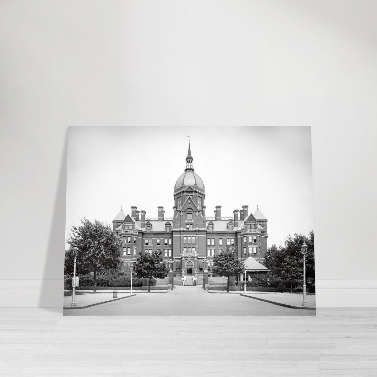 Baltimore Maryland 1895 Johns Hopkins Hospital - Premium Matte Paper Poster