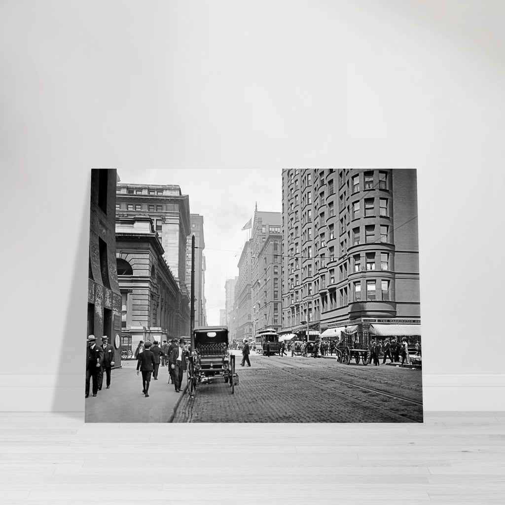 Chicago  - Dearborn Street, Great Northern Hotel 1907 - Premium Matte Paper Poster
