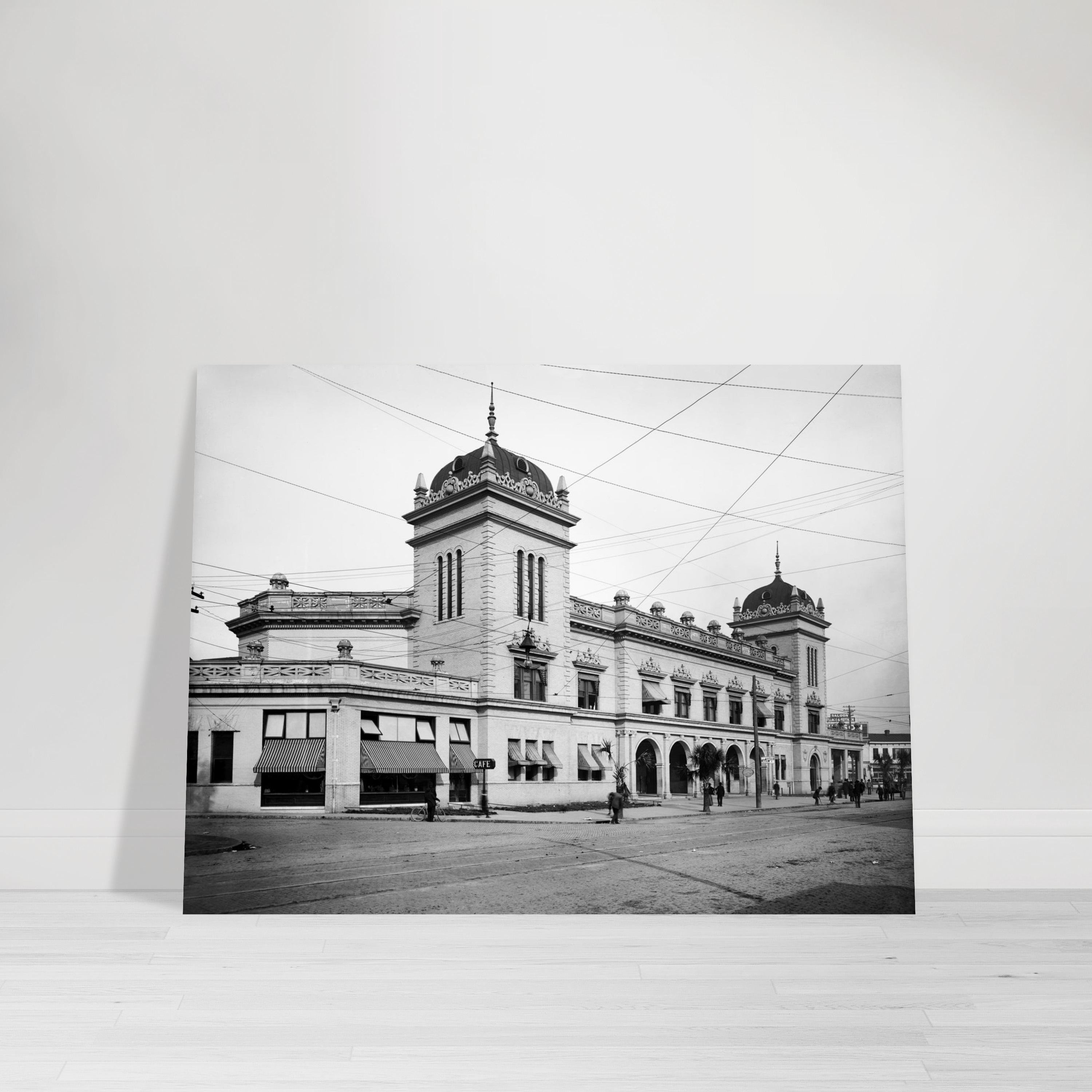 Savannah, Georgia 1905 - Union Station - Premium Matte Paper Poster