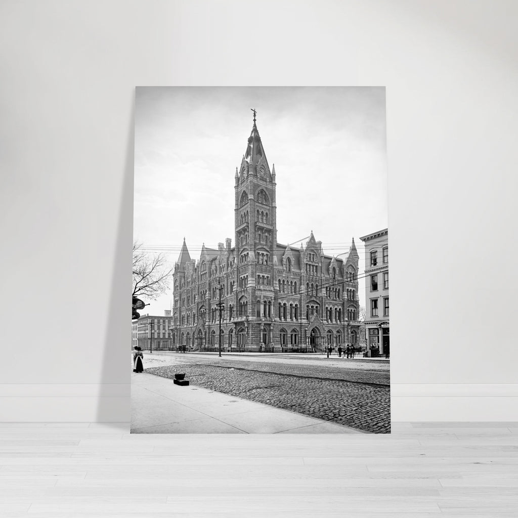 Richmond, Virginia, 1900 - City Hall - Premium Matte Paper Poster