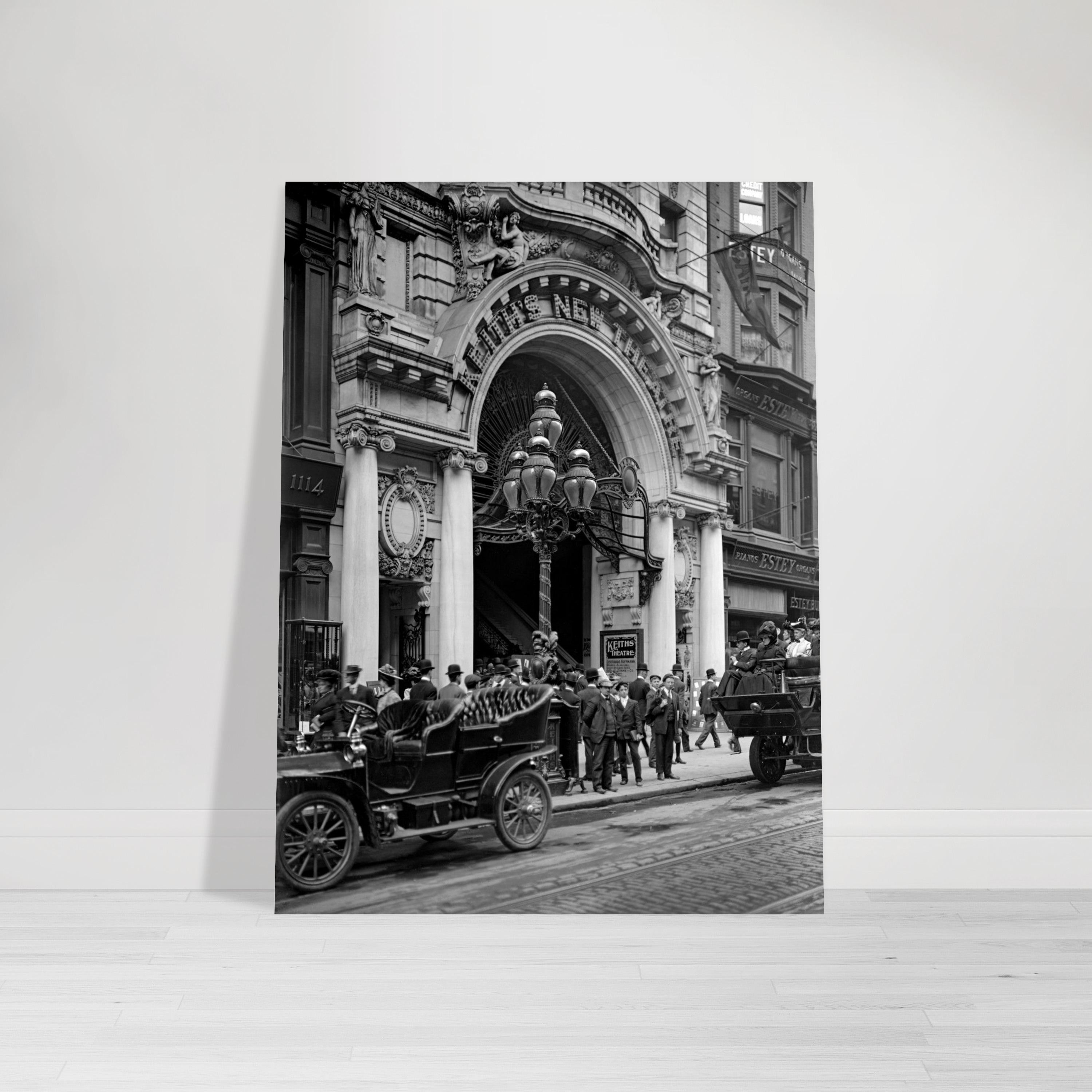 Philadelphia, 1900, Keith’s Theatre on Chestnut Street - Premium Matte Paper Poster