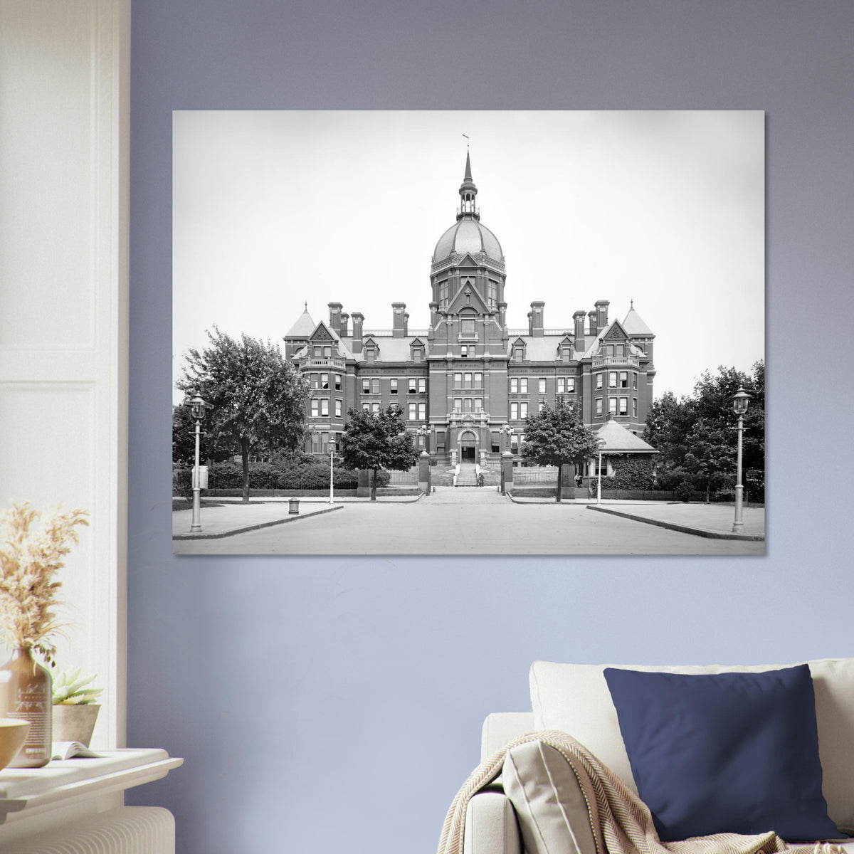 Baltimore Maryland 1895 Johns Hopkins Hospital - Premium Matte Paper Poster