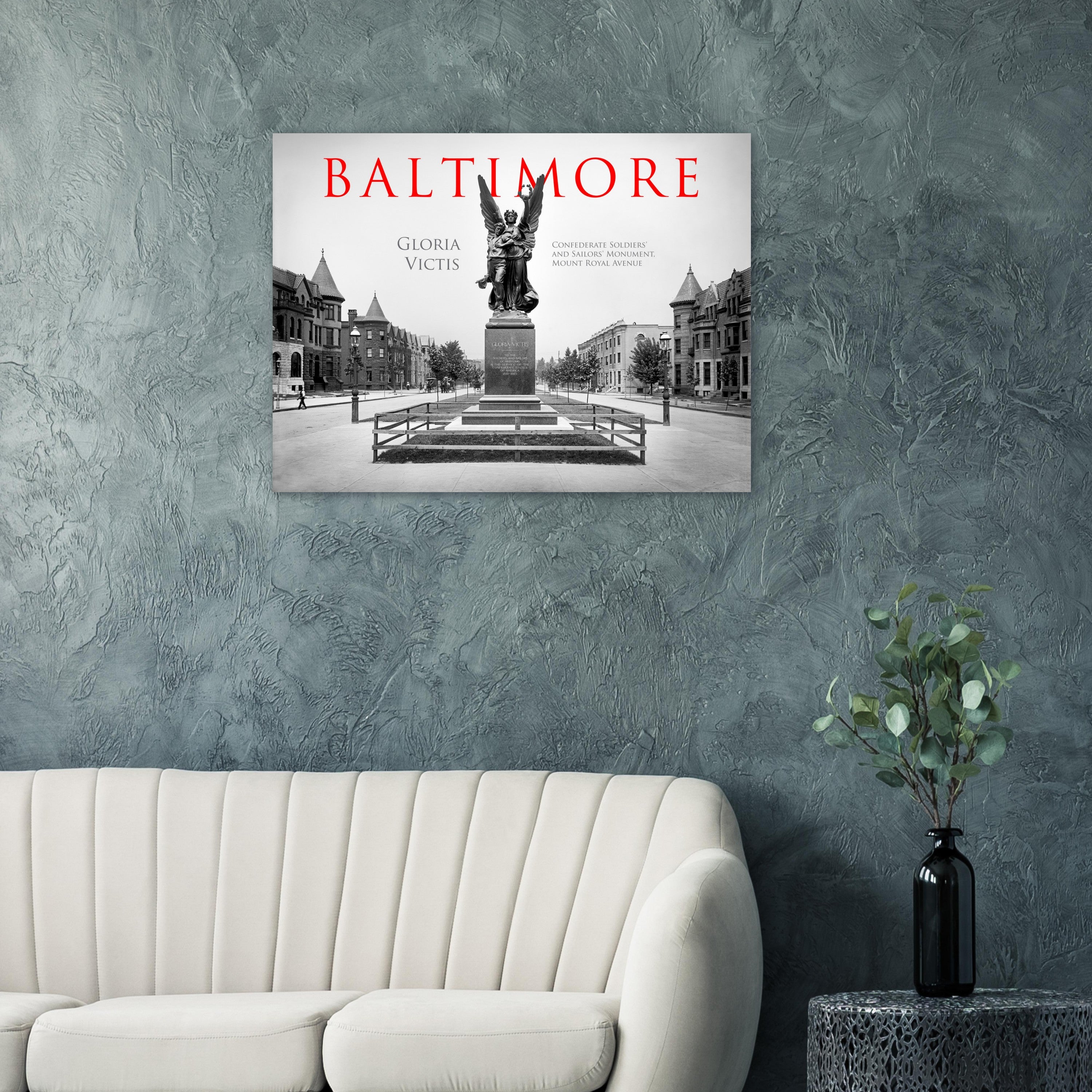 Baltimore, Maryland, Mount Royal Avenue 1903 - Premium Matte Paper Poster