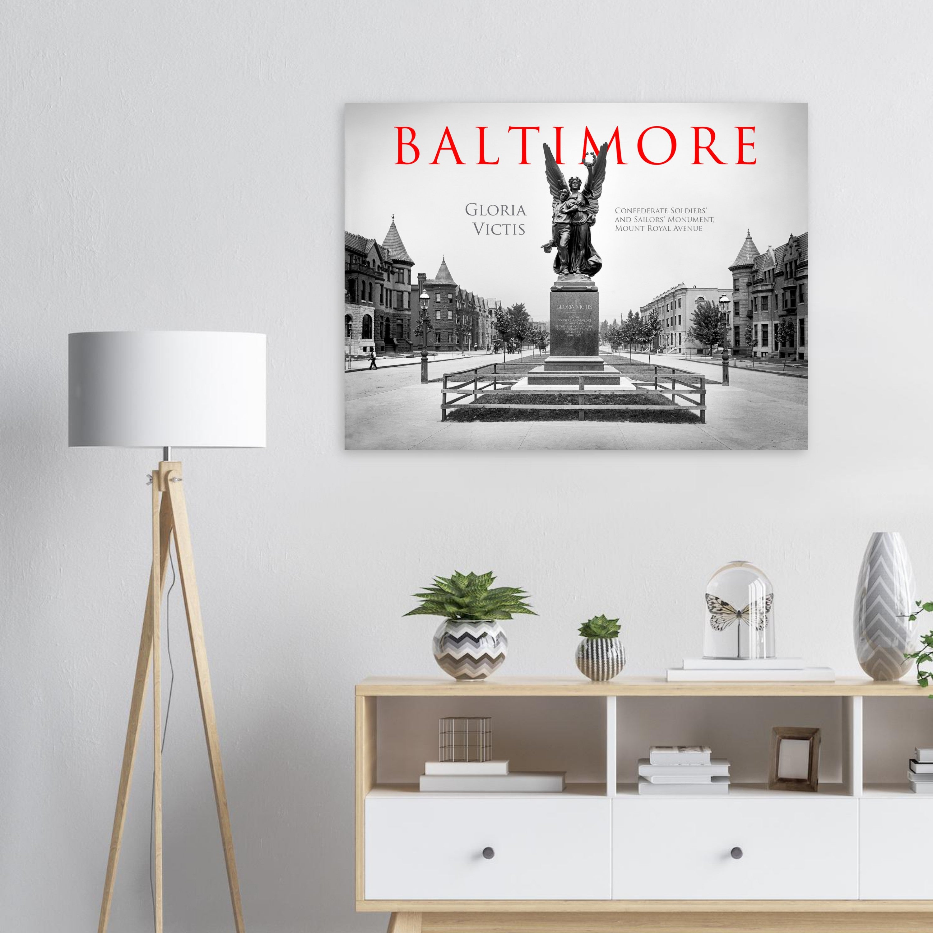 Baltimore, Maryland, Mount Royal Avenue 1903 - Premium Matte Paper Poster