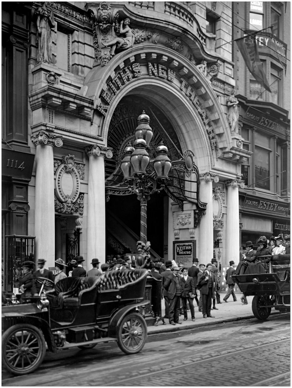 Philadelphia, 1900, Keith’s Theatre on Chestnut Street - Premium Matte Paper Poster