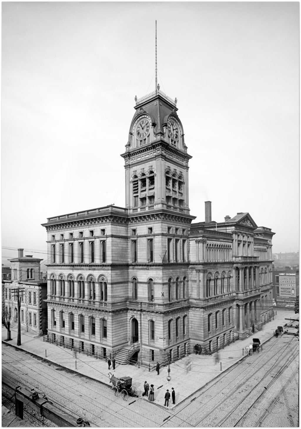 Louisville, Kentucky, 1906 - City Hall - Premium Matte Paper Poster