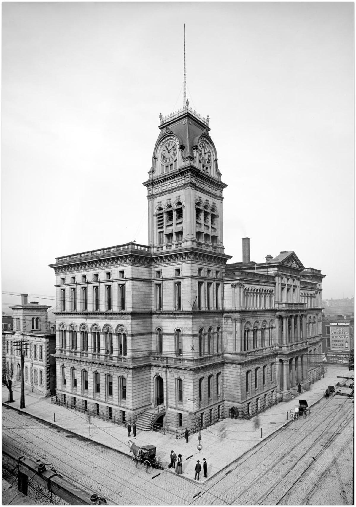Louisville, Kentucky, 1906 - City Hall - Premium Matte Paper Poster