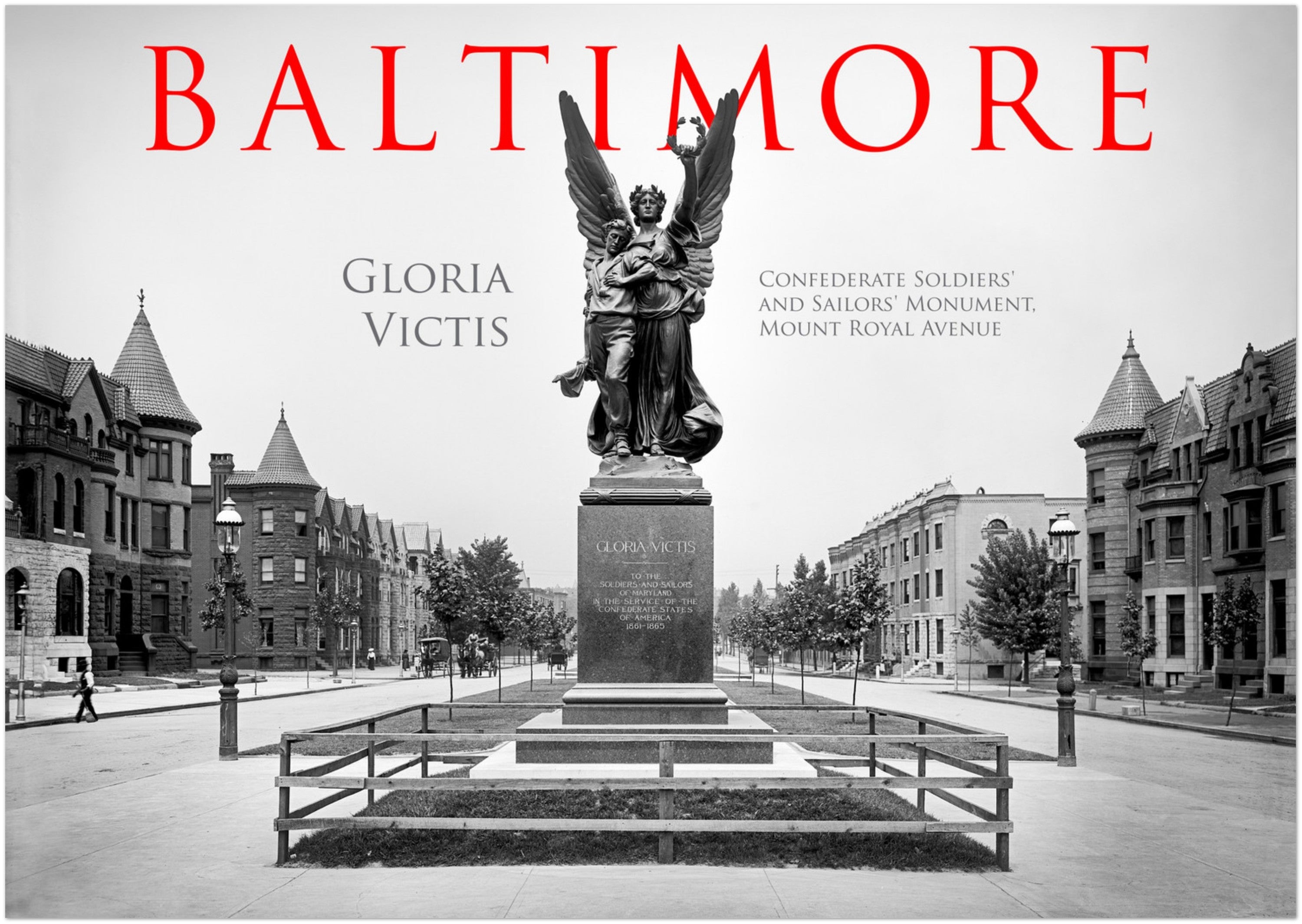 Baltimore Maryland 1903 Mount Royal Avenue - Premium Matte Paper Poster