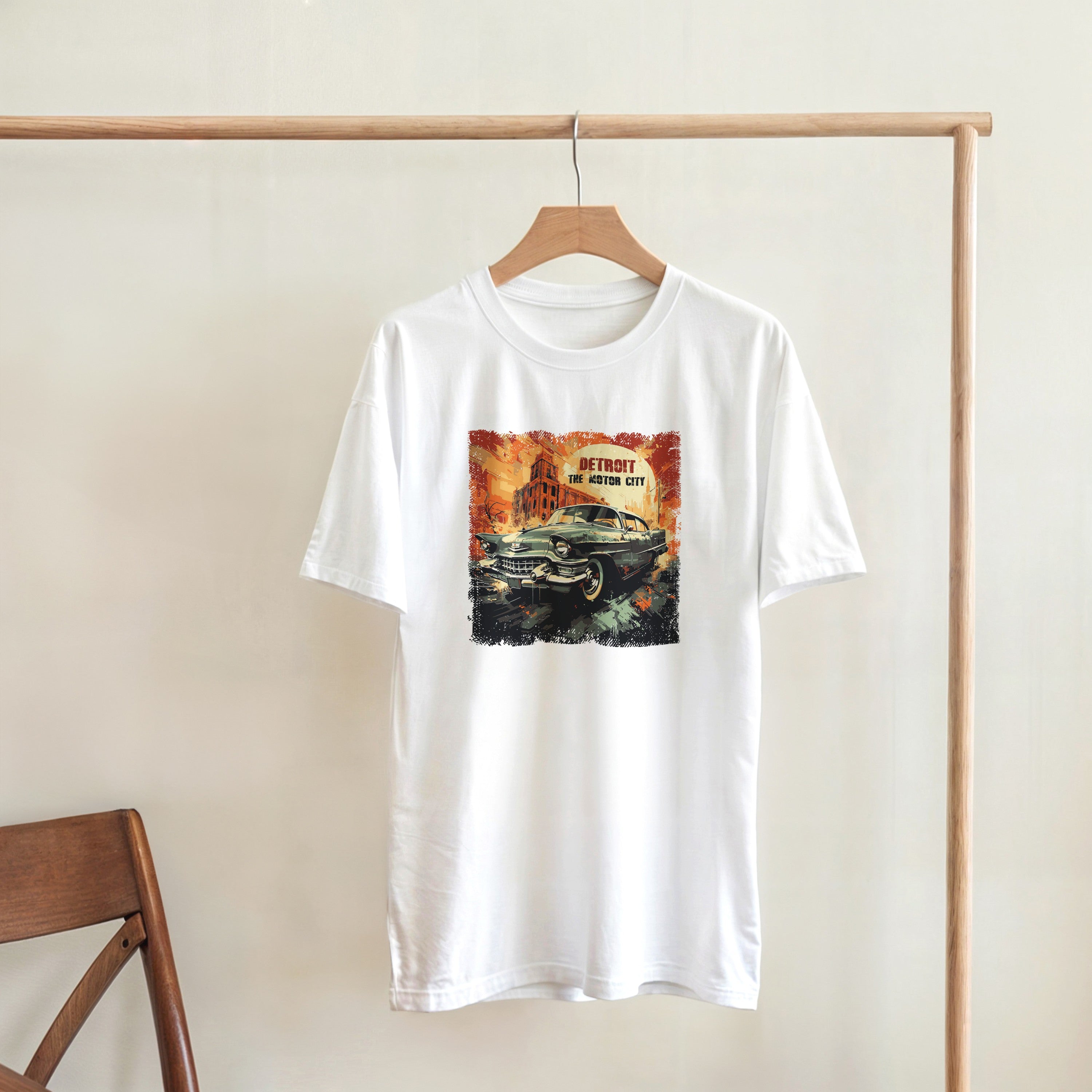 Detroit the Motor City - Unisex Crewneck T-shirt