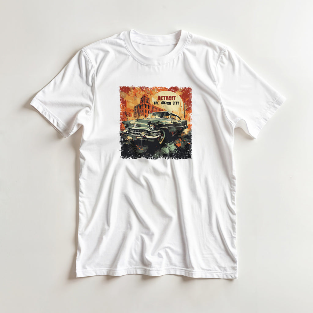 Detroit the Motor City - Unisex Crewneck T-shirt