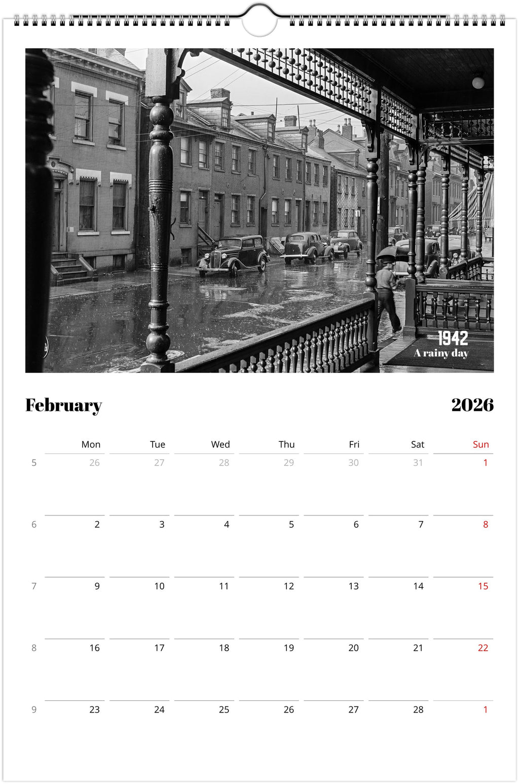 Historic Pittsburgh - 2026 Wall Calendar